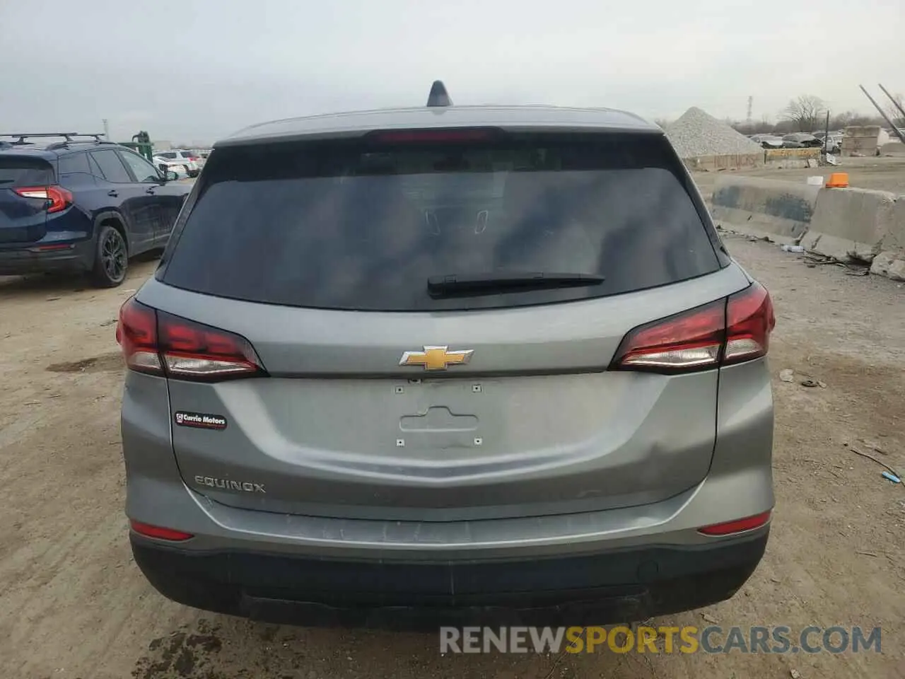 6 fotografías del automóvil dañado 3GNAXHEG8PL121545 CHEVROLET EQUINOX 2023