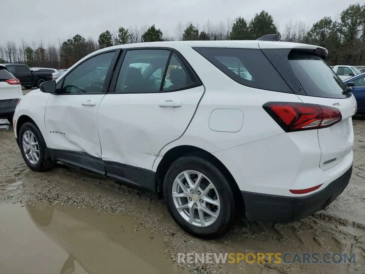 2 fotografías del automóvil dañado 3GNAXHEG8PL259540 CHEVROLET EQUINOX 2023