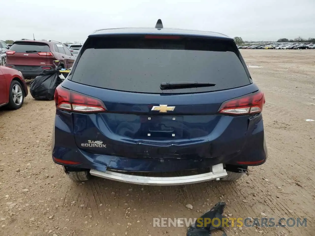 6 fotografías del automóvil dañado 3GNAXHEG9PL200352 CHEVROLET EQUINOX 2023