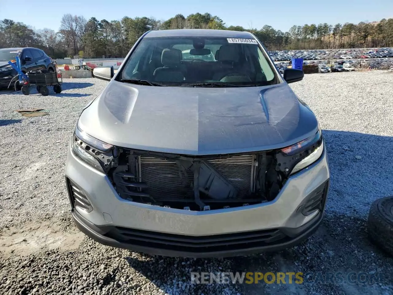 5 fotografías del automóvil dañado 3GNAXHEGXPL101250 CHEVROLET EQUINOX 2023