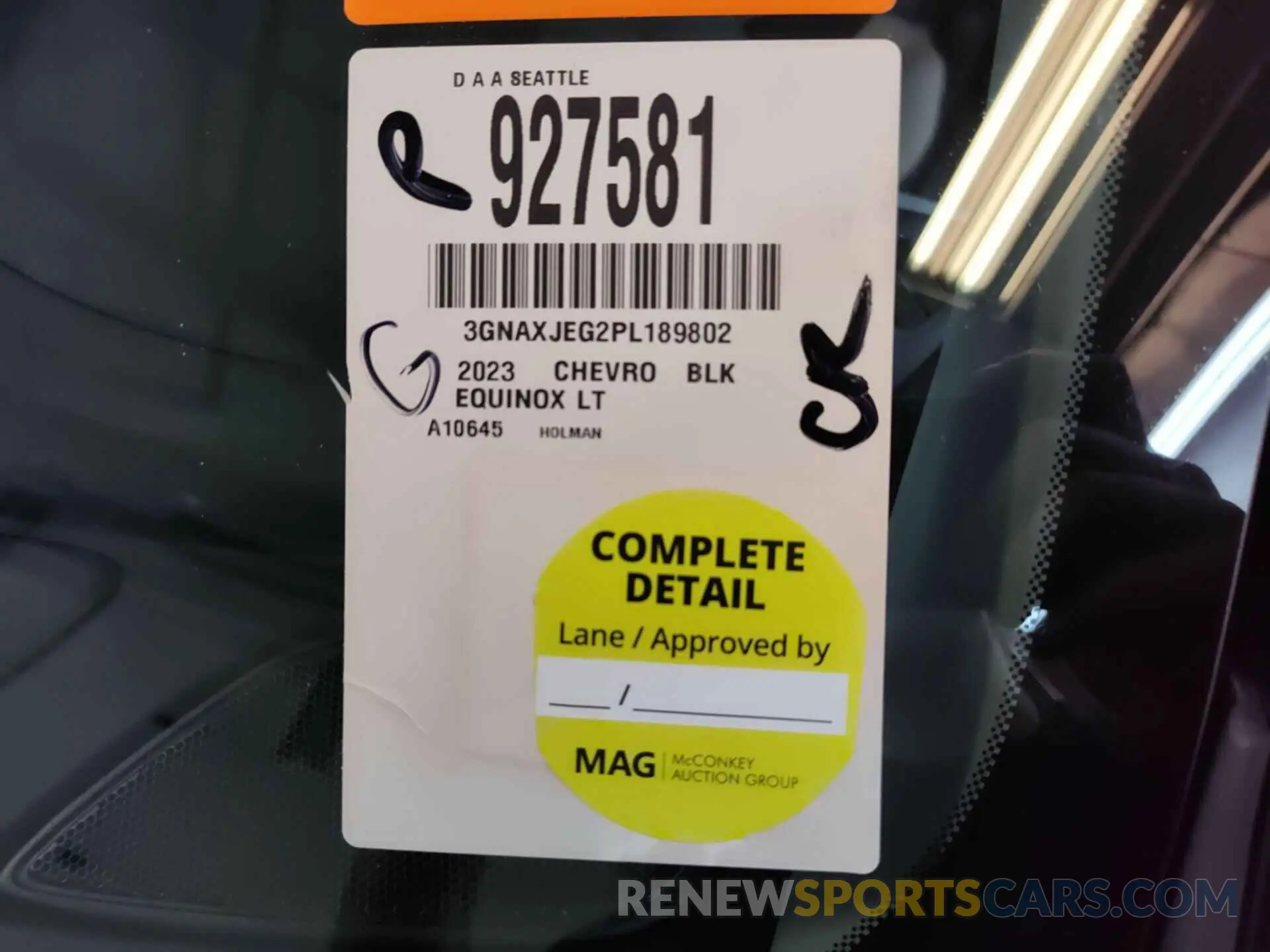 16 fotografías del automóvil dañado 3GNAXJEG2PL189802 CHEVROLET EQUINOX 2023