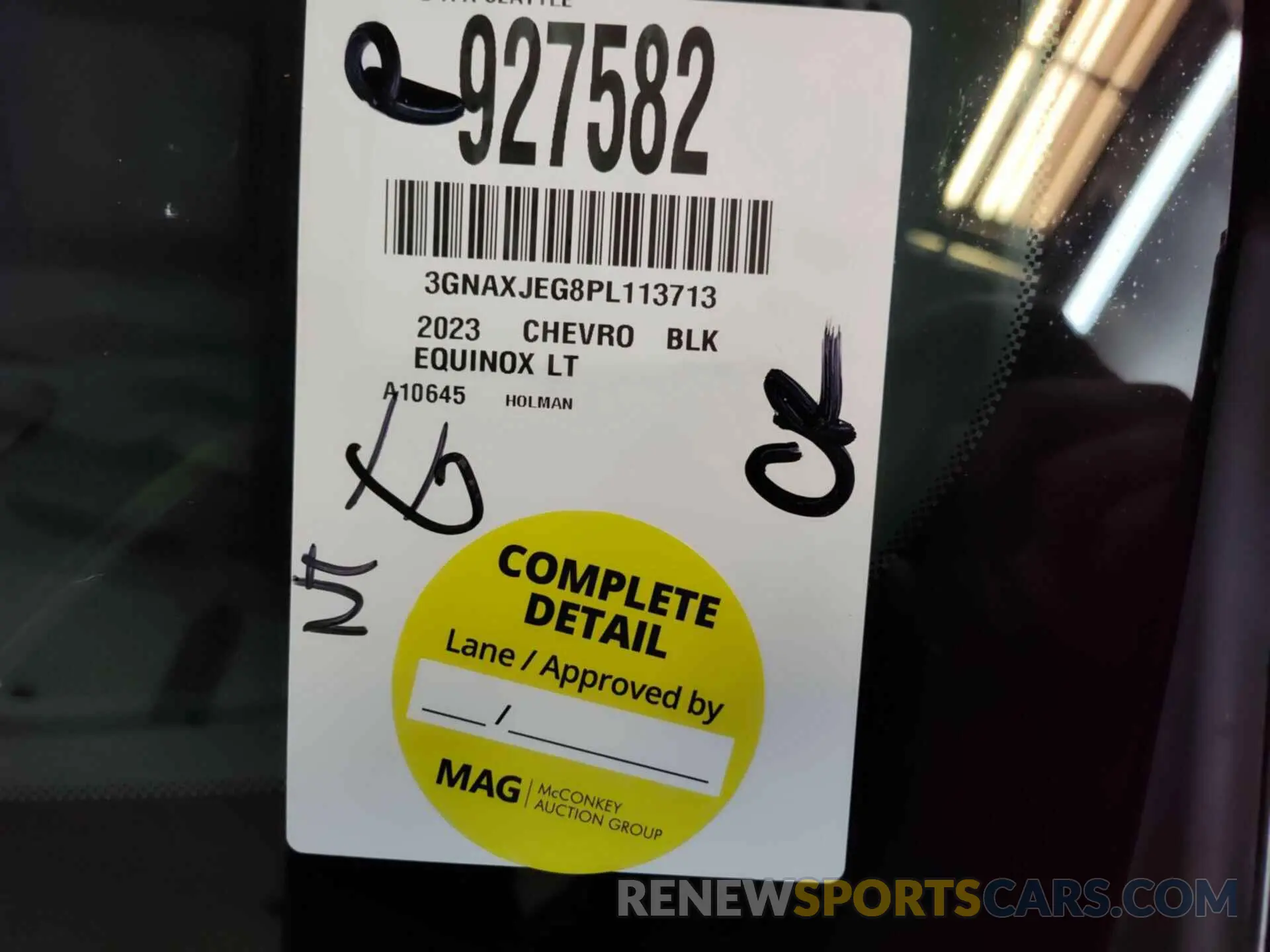5 fotografías del automóvil dañado 3GNAXJEG8PL113713 CHEVROLET EQUINOX 2023