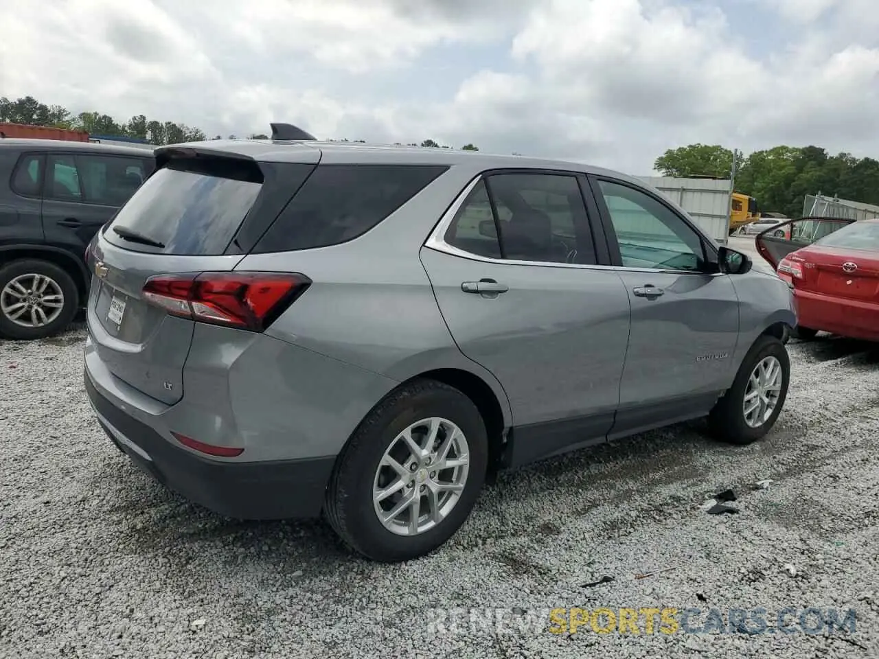 3 fotografías del automóvil dañado 3GNAXKEG0PL248528 CHEVROLET EQUINOX 2023