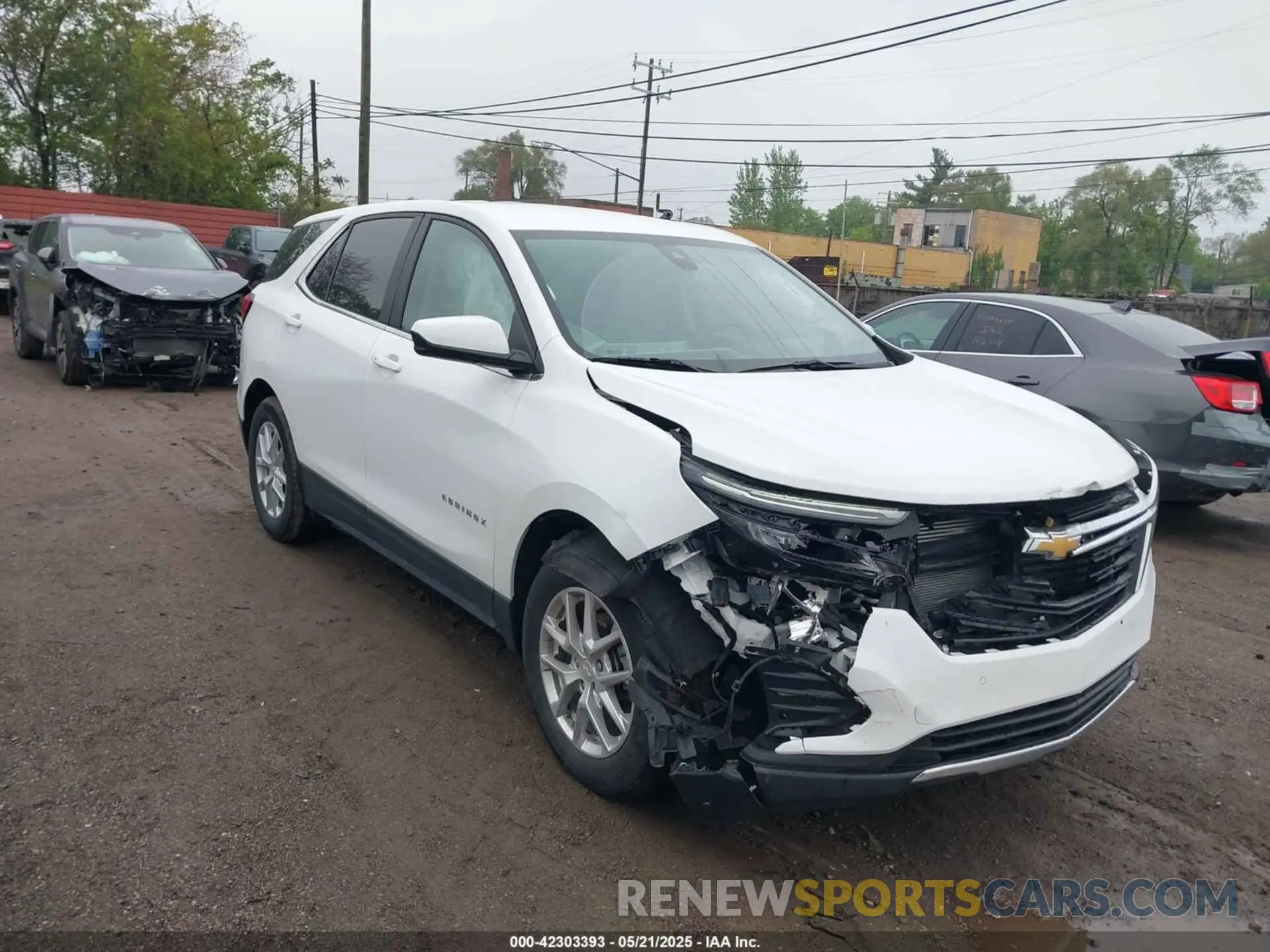 1 fotografías del automóvil dañado 3GNAXKEG1PS157600 CHEVROLET EQUINOX 2023
