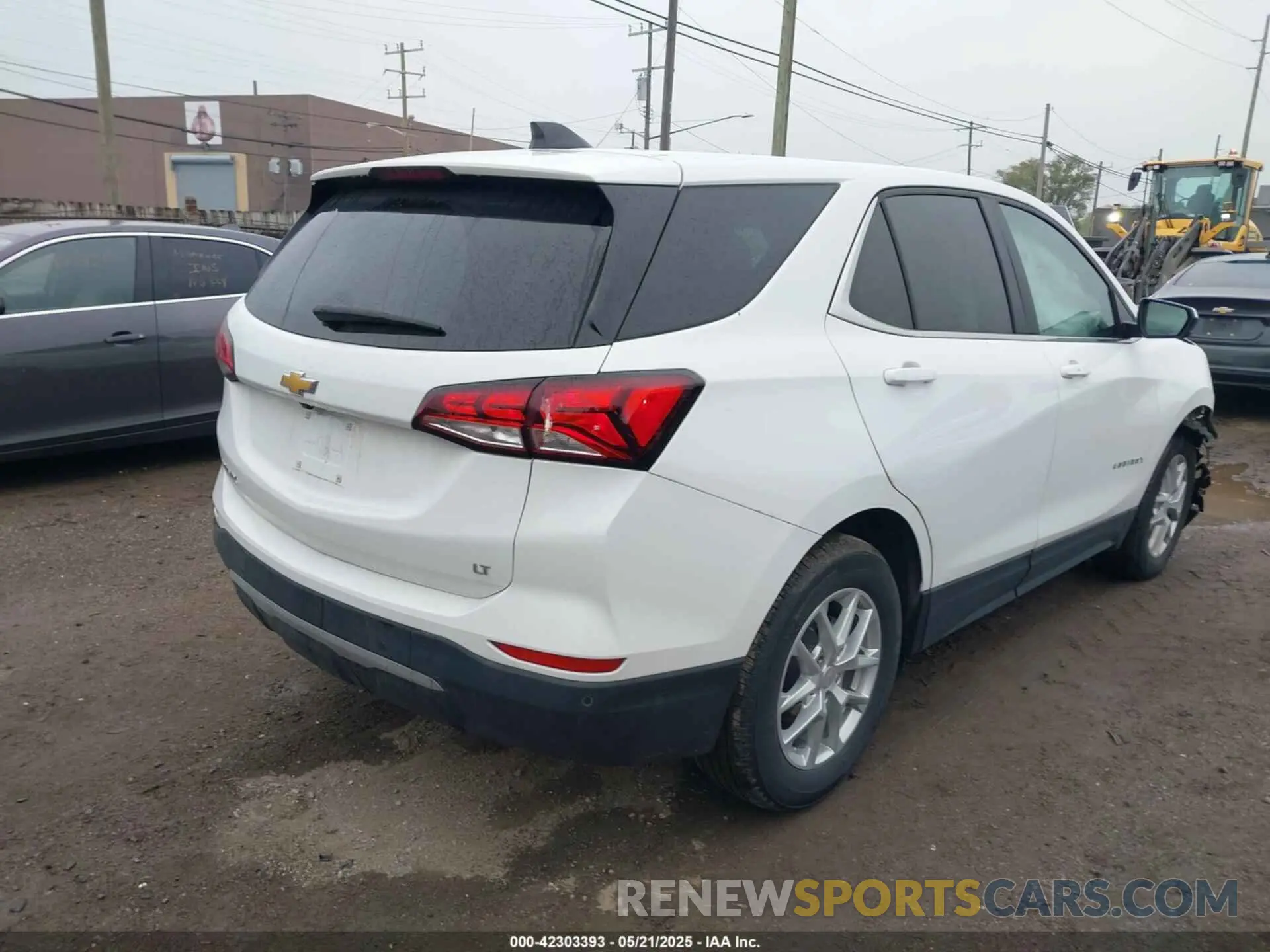4 fotografías del automóvil dañado 3GNAXKEG1PS157600 CHEVROLET EQUINOX 2023
