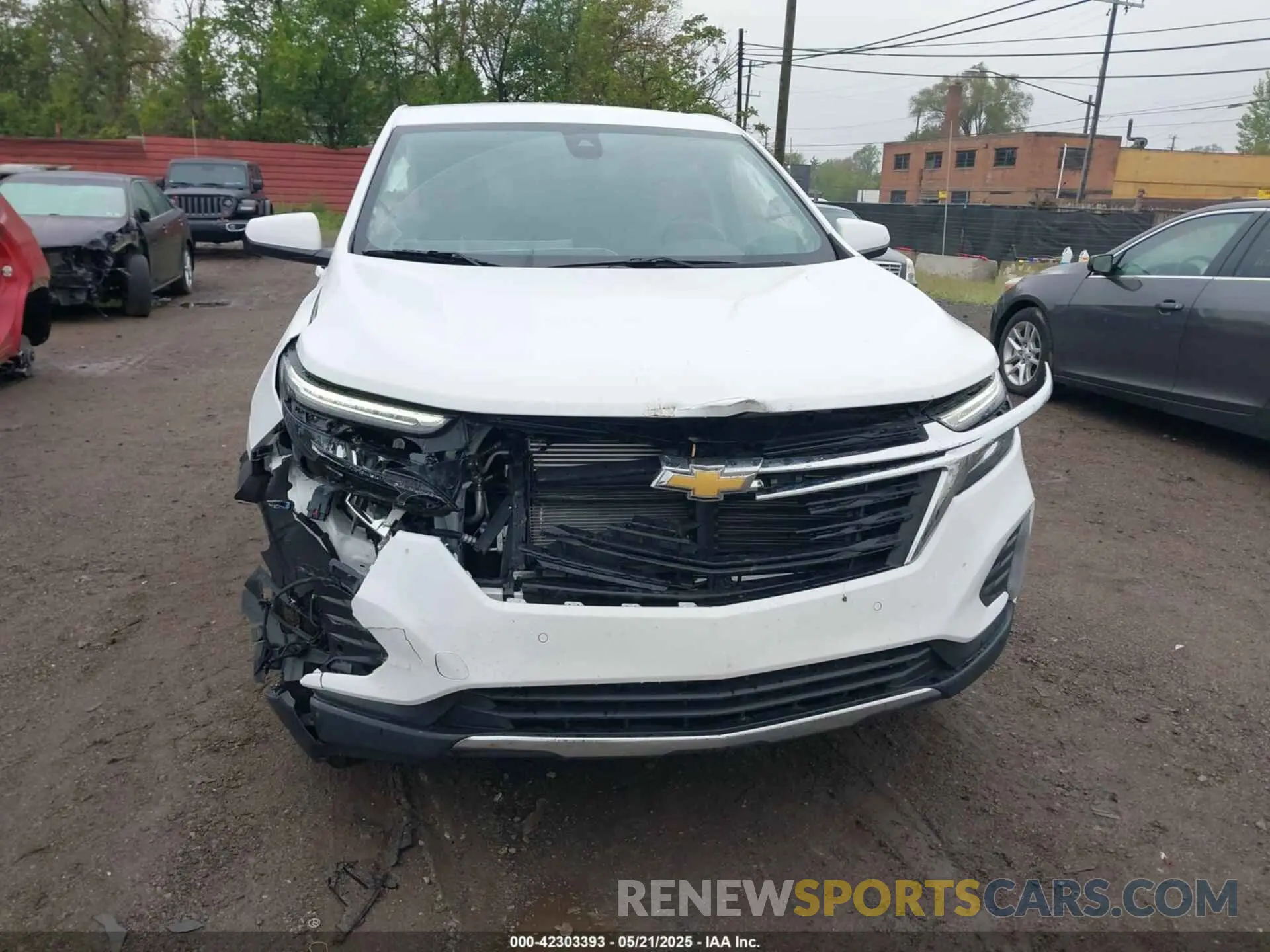 6 fotografías del automóvil dañado 3GNAXKEG1PS157600 CHEVROLET EQUINOX 2023