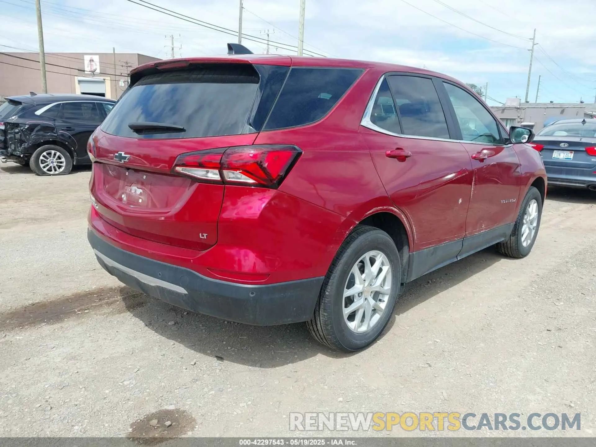 4 fotografías del automóvil dañado 3GNAXKEG1PS197840 CHEVROLET EQUINOX 2023
