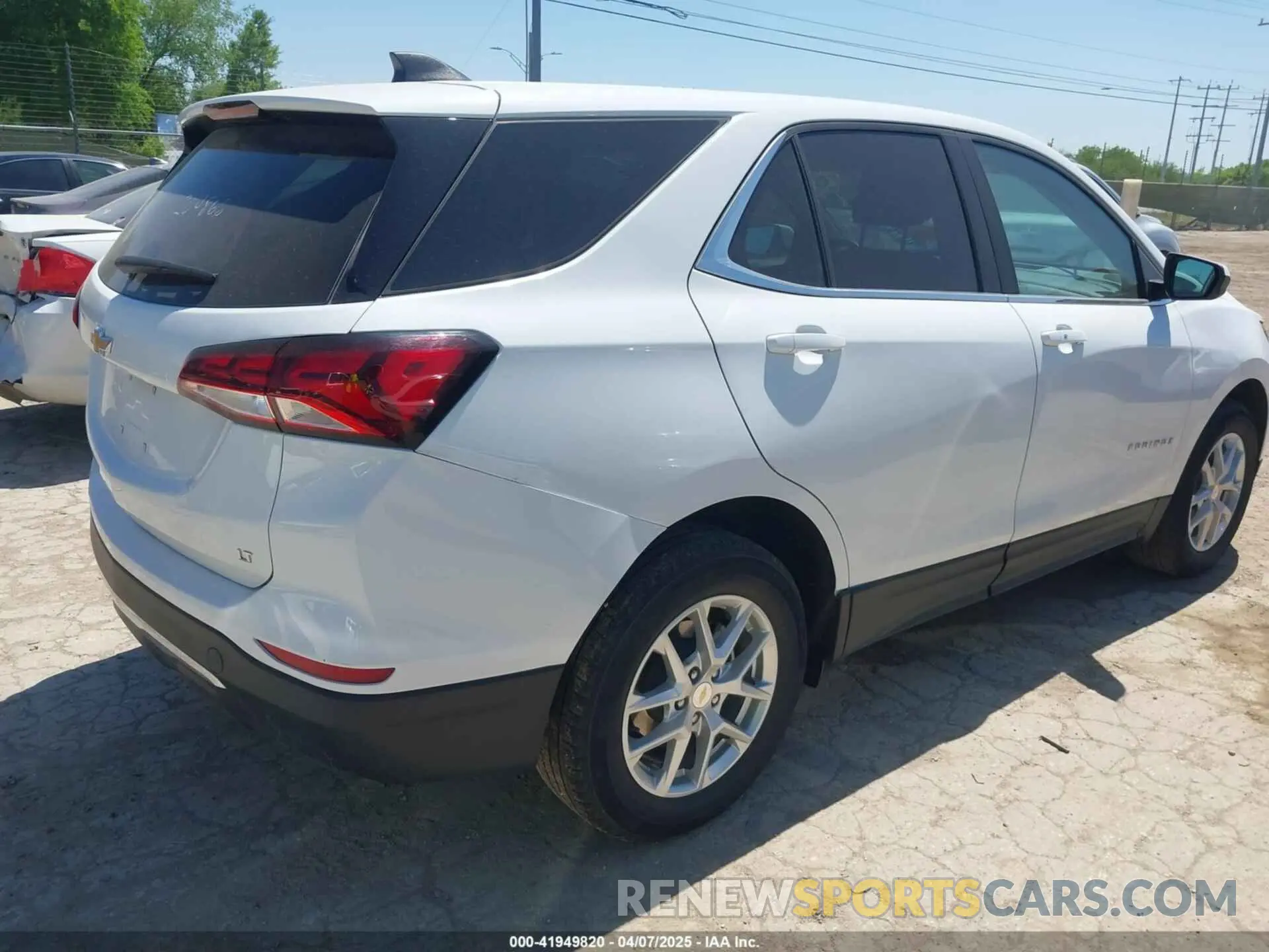 4 fotografías del automóvil dañado 3GNAXKEG1PS204866 CHEVROLET EQUINOX 2023
