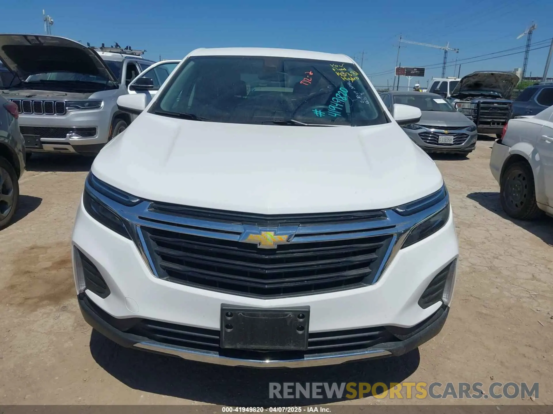 6 fotografías del automóvil dañado 3GNAXKEG1PS204866 CHEVROLET EQUINOX 2023