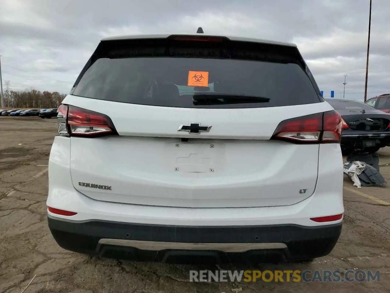 6 fotografías del automóvil dañado 3GNAXKEG2PS136514 CHEVROLET EQUINOX 2023