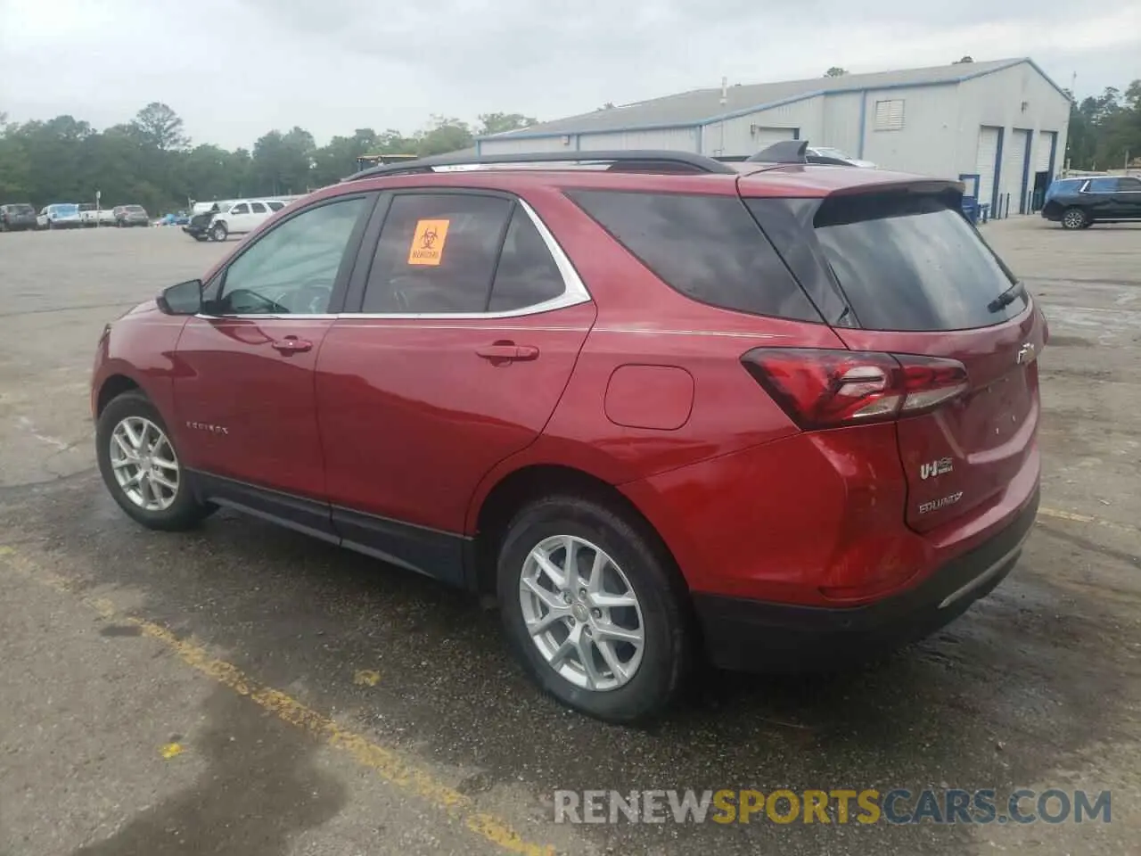 2 fotografías del automóvil dañado 3GNAXKEG2PS172557 CHEVROLET EQUINOX 2023