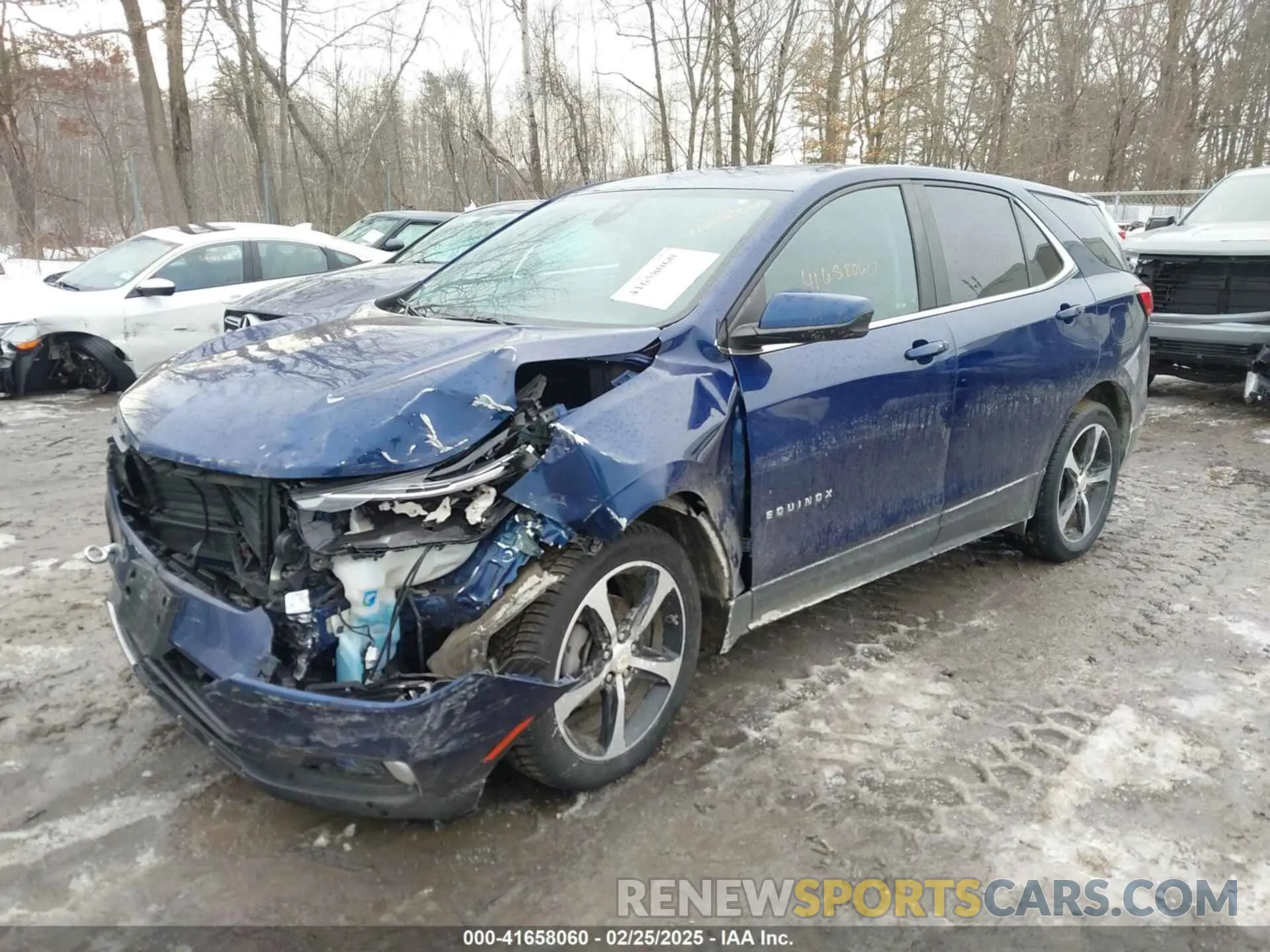 2 fotografías del automóvil dañado 3GNAXKEG3PL109185 CHEVROLET EQUINOX 2023