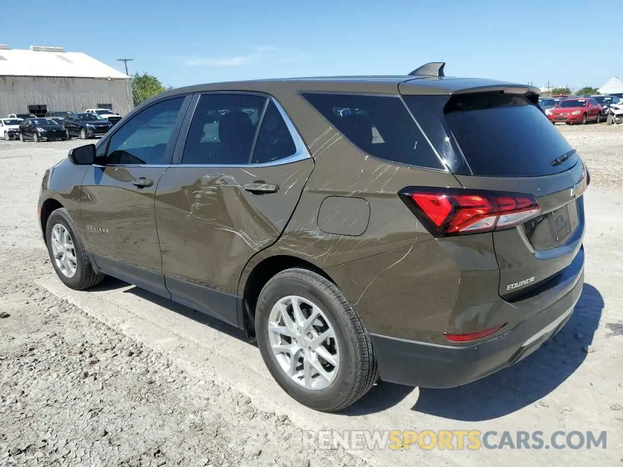2 fotografías del automóvil dañado 3GNAXKEG3PL118579 CHEVROLET EQUINOX 2023