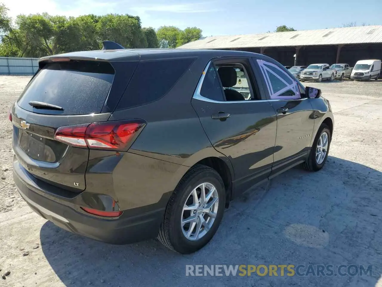 3 fotografías del automóvil dañado 3GNAXKEG3PL118579 CHEVROLET EQUINOX 2023