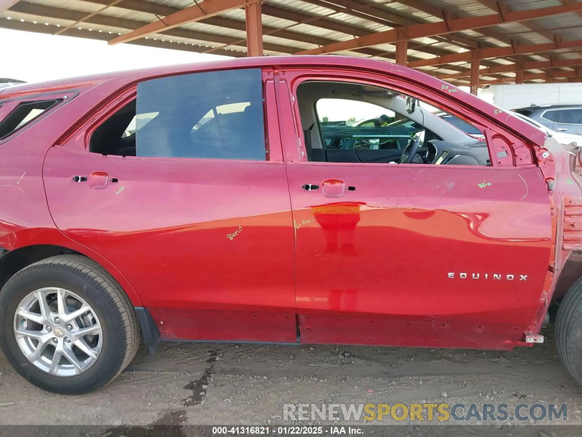 14 fotografías del automóvil dañado 3GNAXKEG3PL134314 CHEVROLET EQUINOX 2023