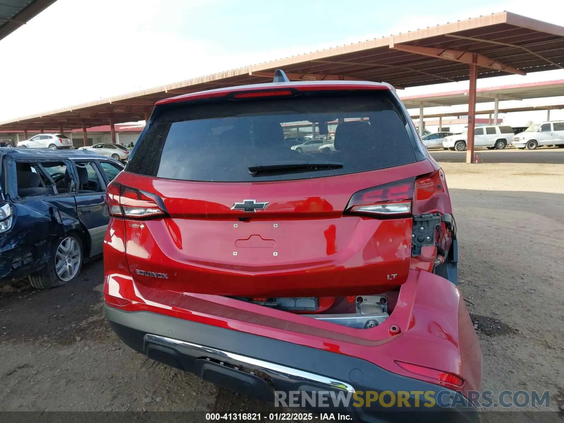 17 fotografías del automóvil dañado 3GNAXKEG3PL134314 CHEVROLET EQUINOX 2023
