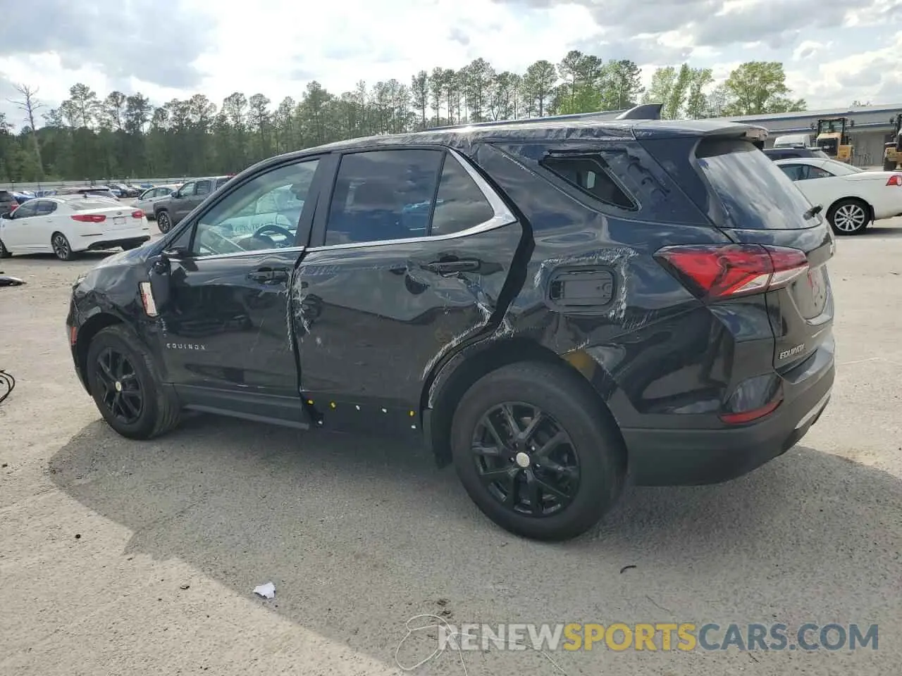 2 fotografías del automóvil dañado 3GNAXKEG3PL266411 CHEVROLET EQUINOX 2023