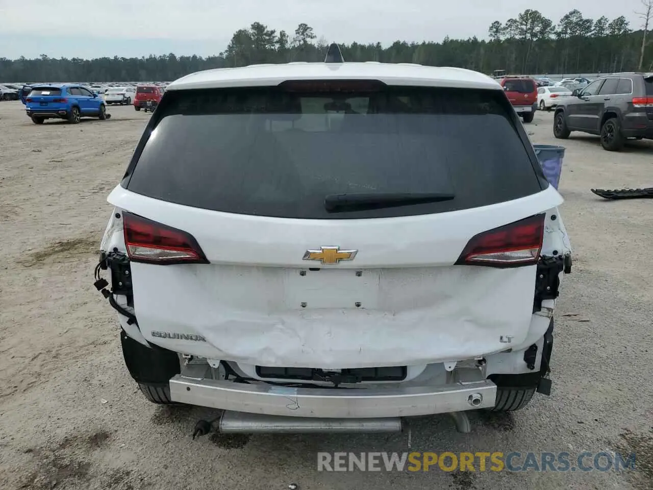 6 fotografías del automóvil dañado 3GNAXKEG6PS185490 CHEVROLET EQUINOX 2023