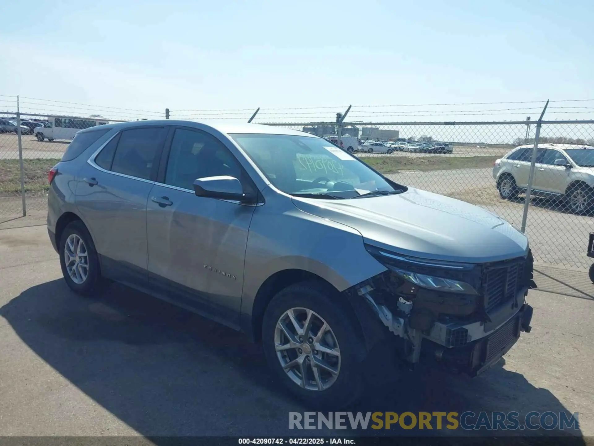 1 fotografías del automóvil dañado 3GNAXKEG7PS168424 CHEVROLET EQUINOX 2023