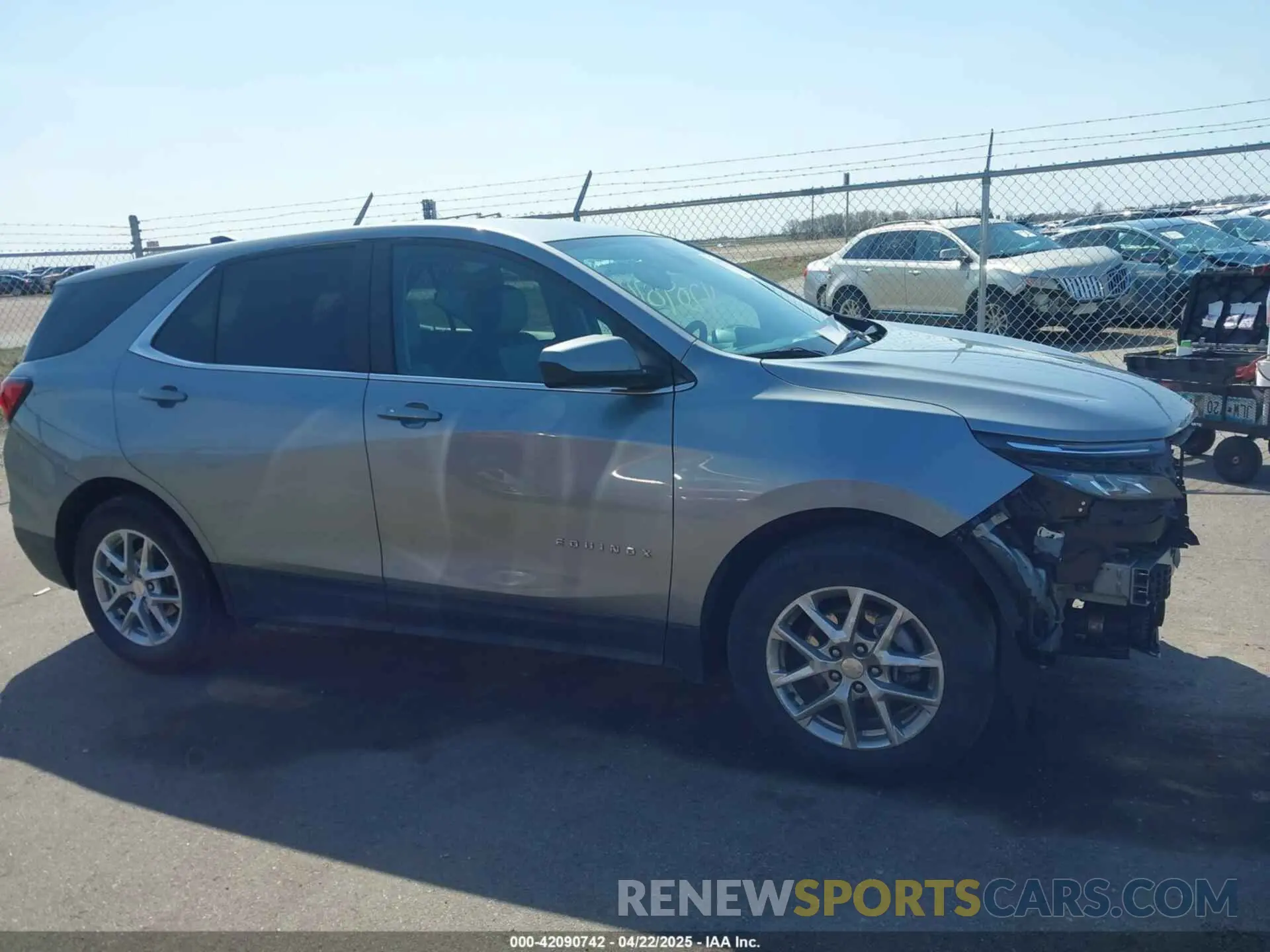14 fotografías del automóvil dañado 3GNAXKEG7PS168424 CHEVROLET EQUINOX 2023