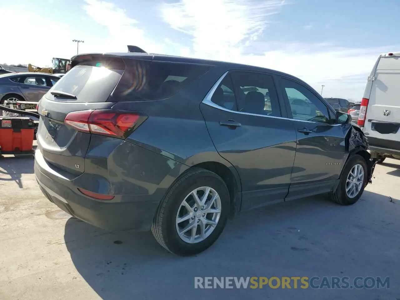 3 fotografías del automóvil dañado 3GNAXKEG8PS119927 CHEVROLET EQUINOX 2023