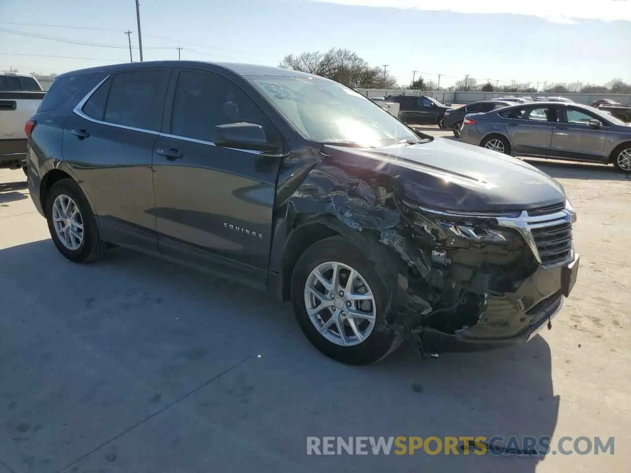 4 fotografías del automóvil dañado 3GNAXKEG8PS119927 CHEVROLET EQUINOX 2023