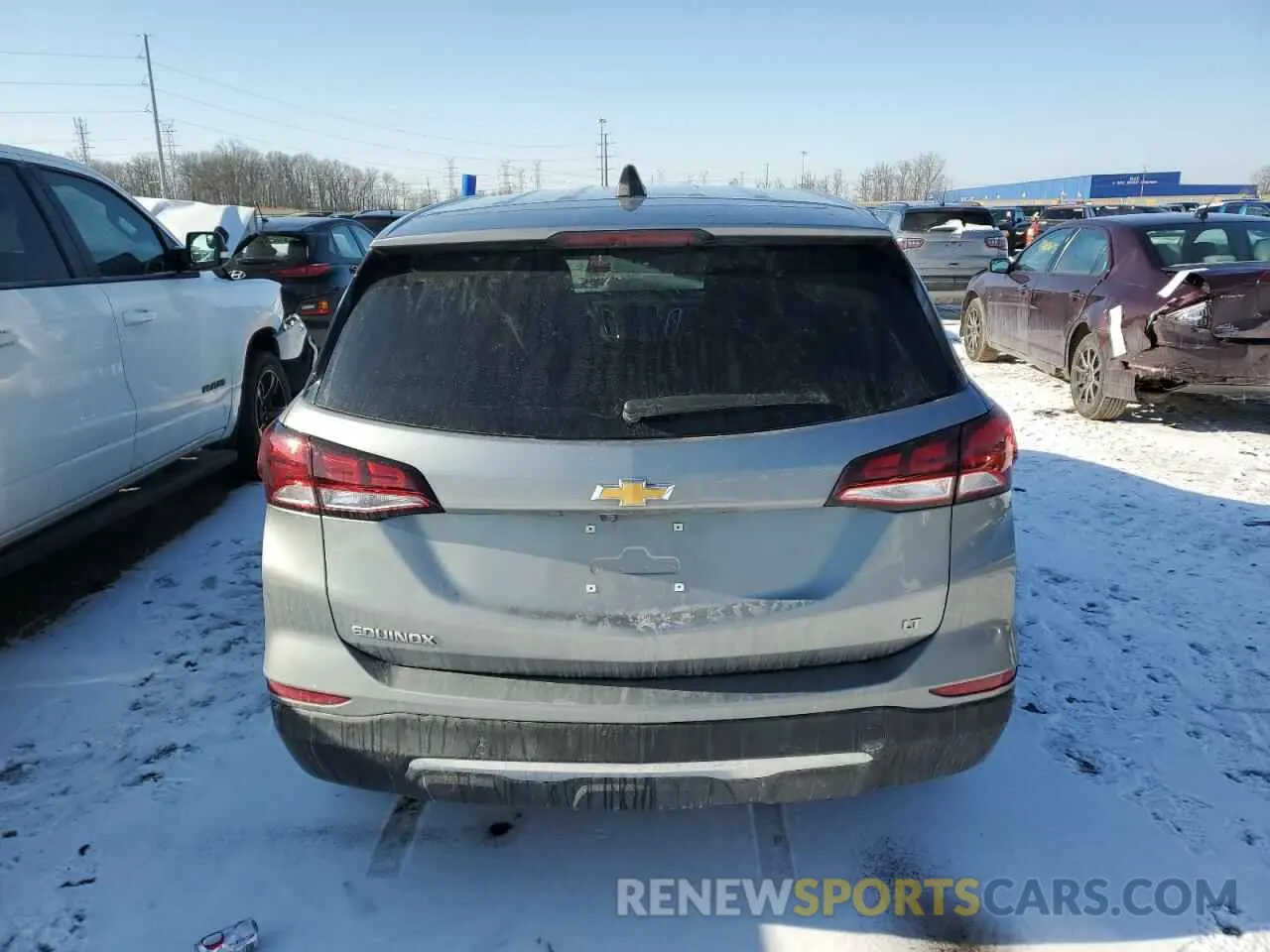 6 fotografías del automóvil dañado 3GNAXKEG8PS123623 CHEVROLET EQUINOX 2023