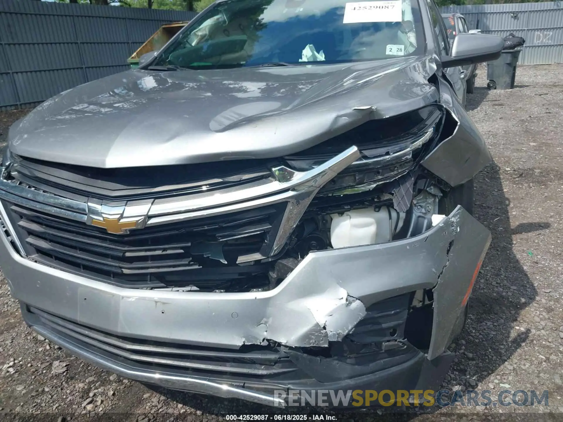 6 fotografías del automóvil dañado 3GNAXKEG9PL113953 CHEVROLET EQUINOX 2023