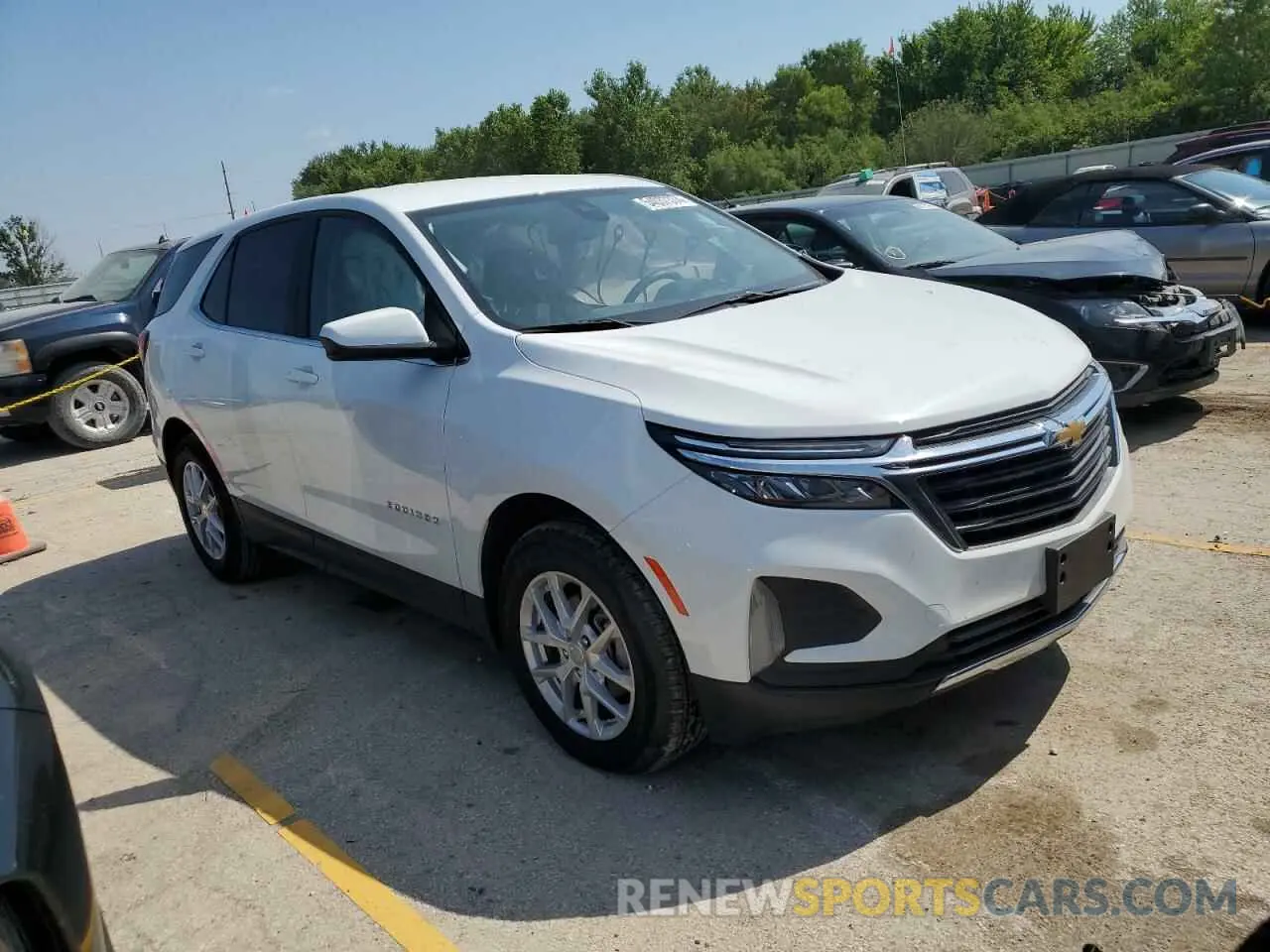 4 fotografías del automóvil dañado 3GNAXKEG9PL249001 CHEVROLET EQUINOX 2023