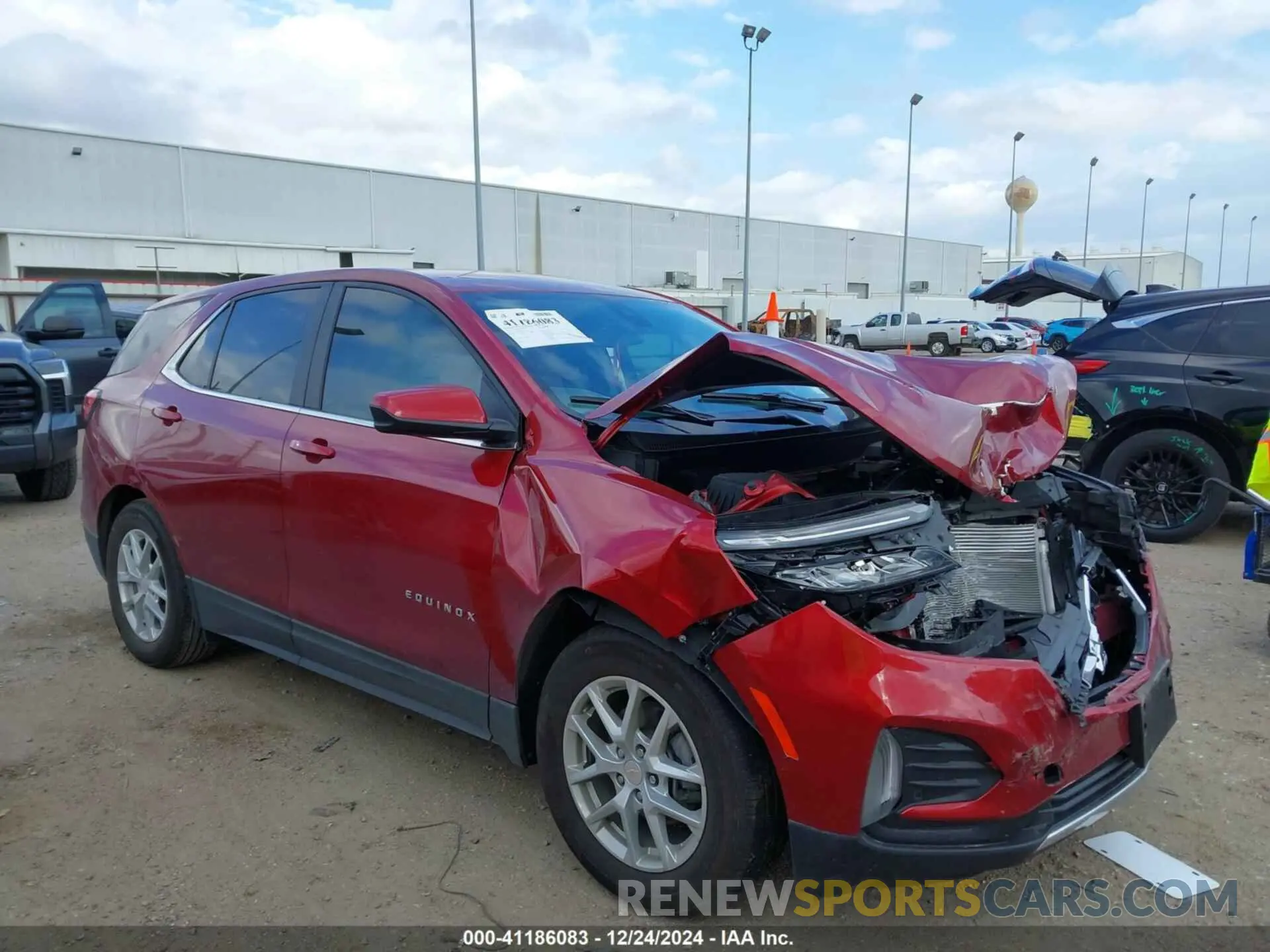 1 fotografías del automóvil dañado 3GNAXKEGXPS135367 CHEVROLET EQUINOX 2023