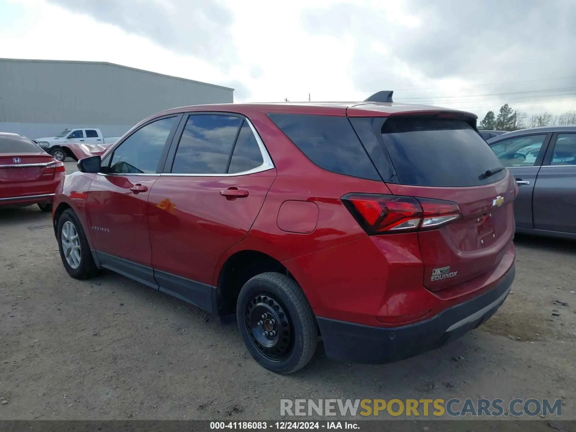 3 fotografías del automóvil dañado 3GNAXKEGXPS135367 CHEVROLET EQUINOX 2023