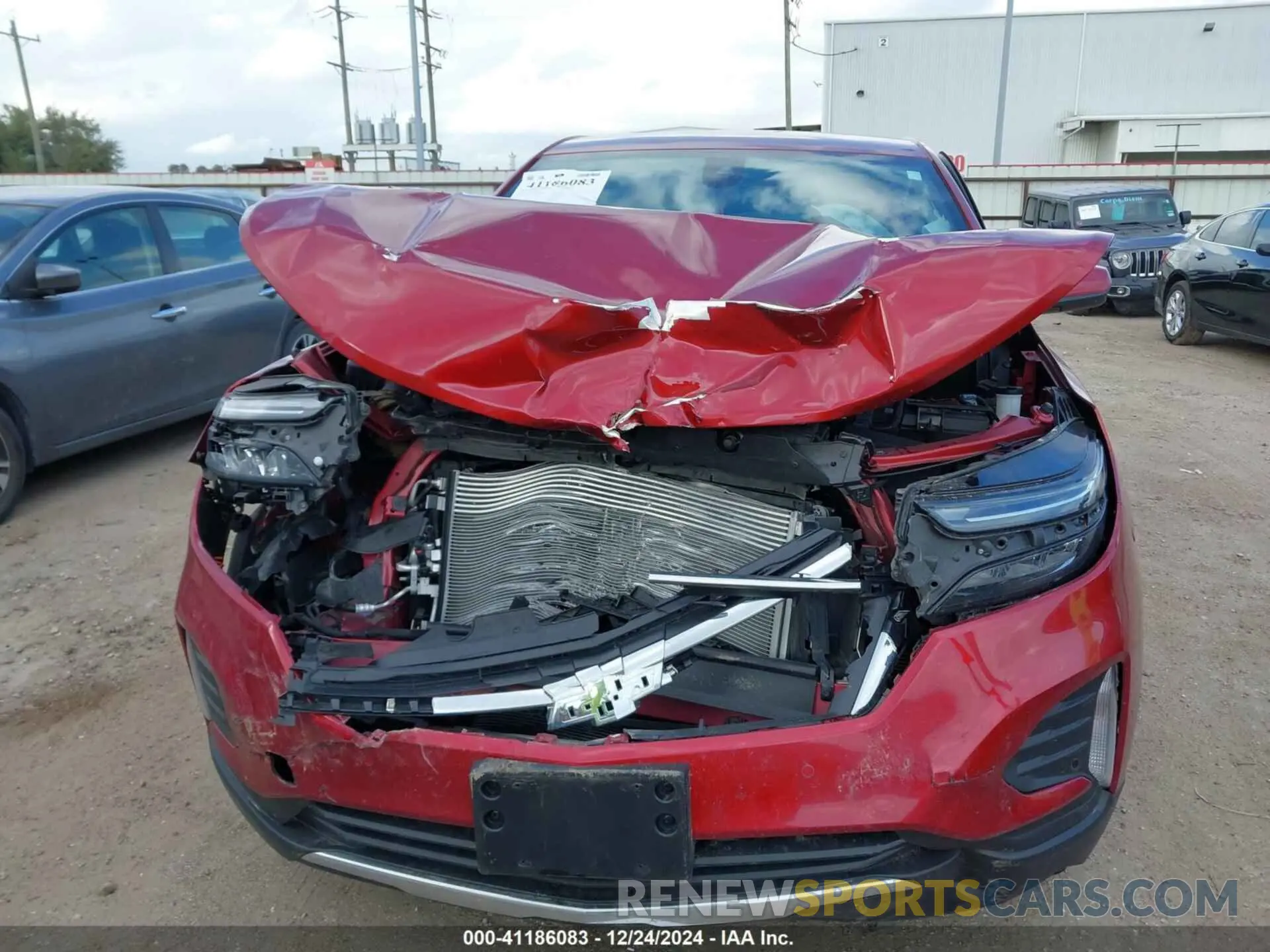6 fotografías del automóvil dañado 3GNAXKEGXPS135367 CHEVROLET EQUINOX 2023