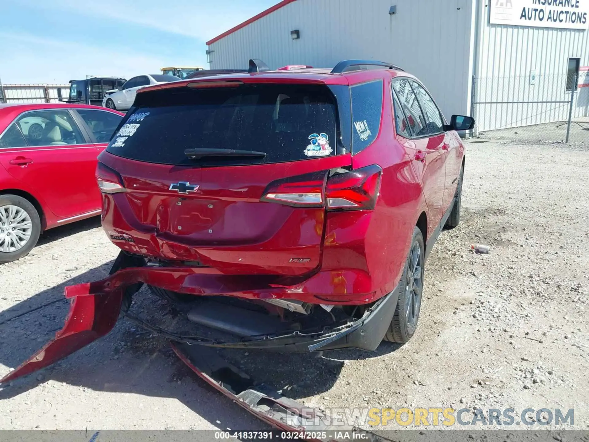 4 fotografías del automóvil dañado 3GNAXMEG1PL137627 CHEVROLET EQUINOX 2023