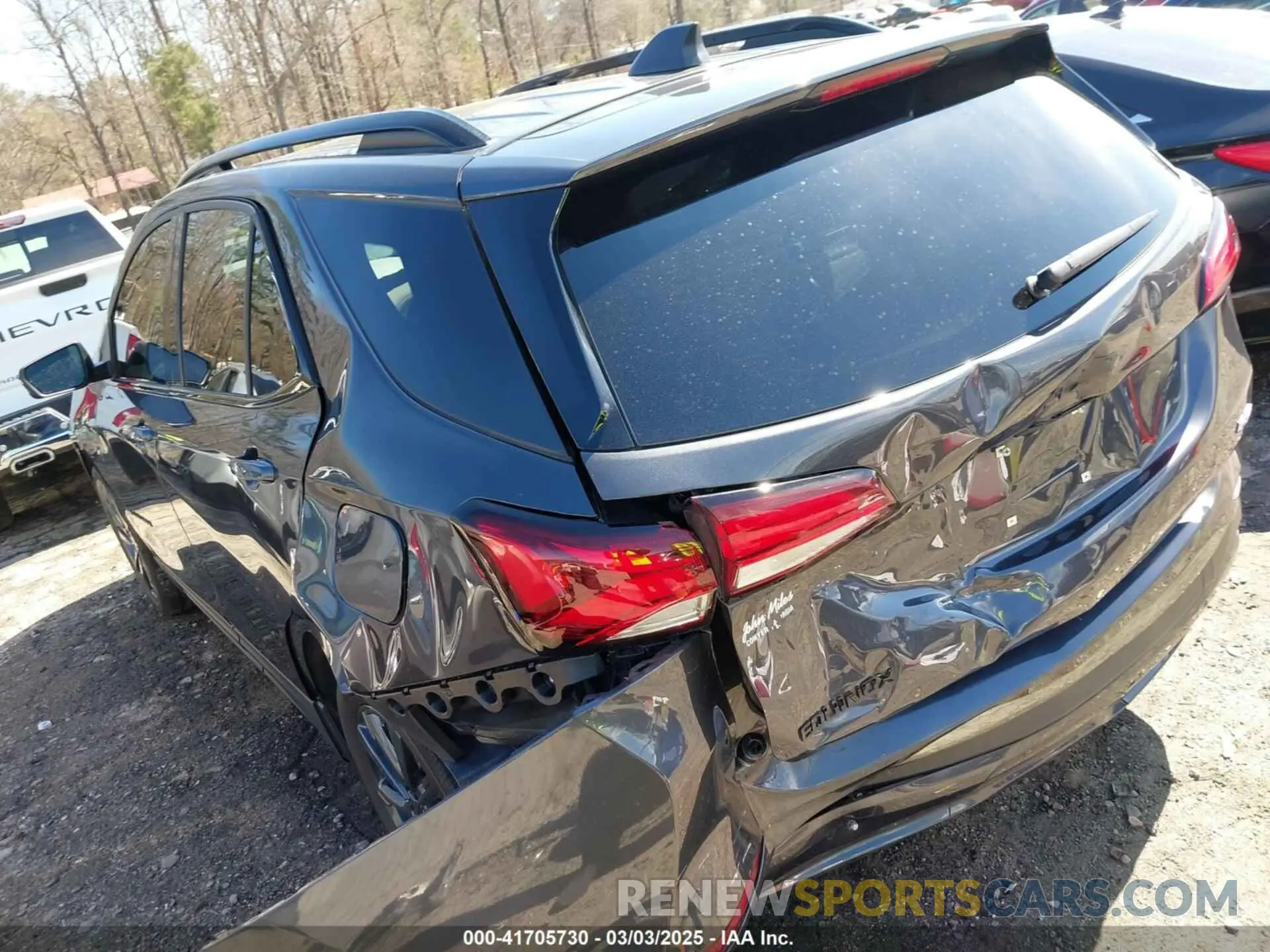 6 fotografías del automóvil dañado 3GNAXMEG1PS111616 CHEVROLET EQUINOX 2023