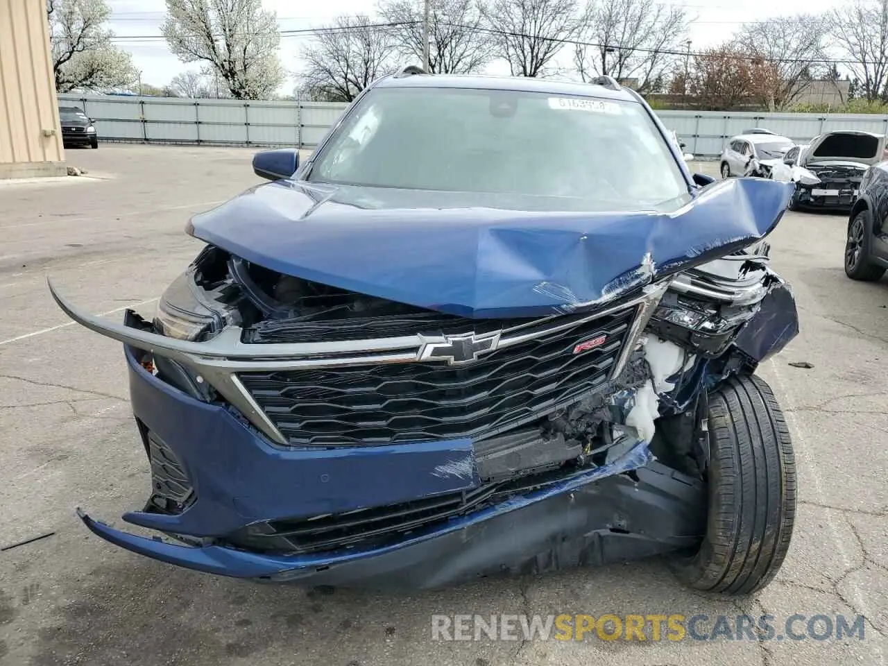 5 fotografías del automóvil dañado 3GNAXMEG2PL179336 CHEVROLET EQUINOX 2023