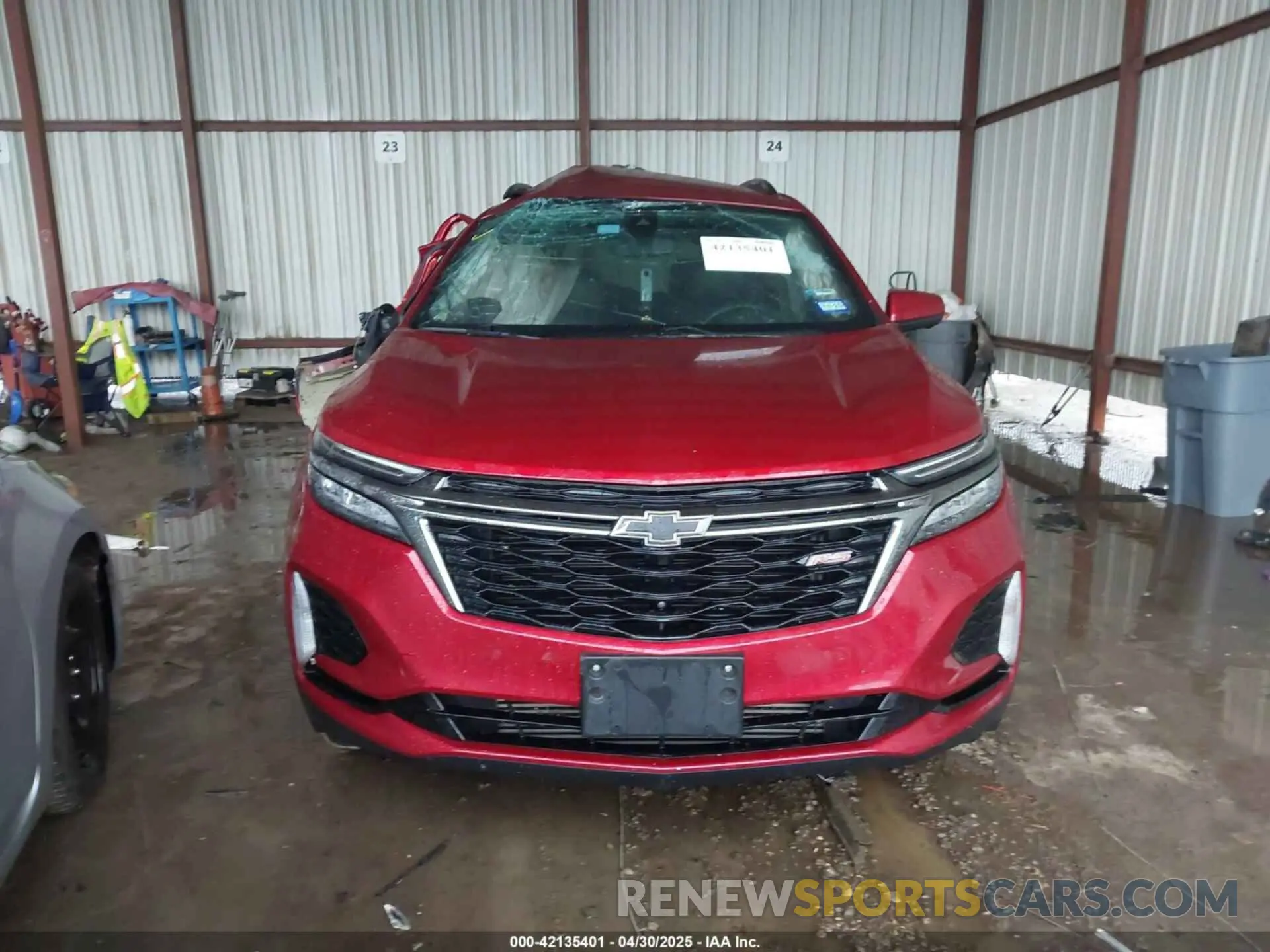12 fotografías del automóvil dañado 3GNAXMEG5PS135773 CHEVROLET EQUINOX 2023