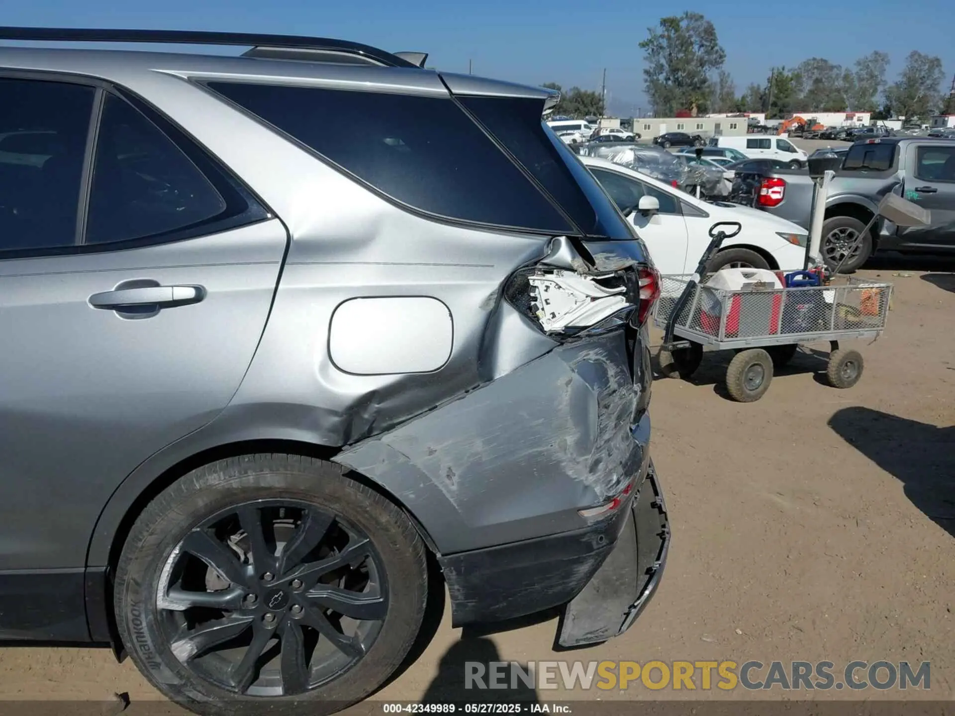6 fotografías del automóvil dañado 3GNAXMEG9PS187746 CHEVROLET EQUINOX 2023