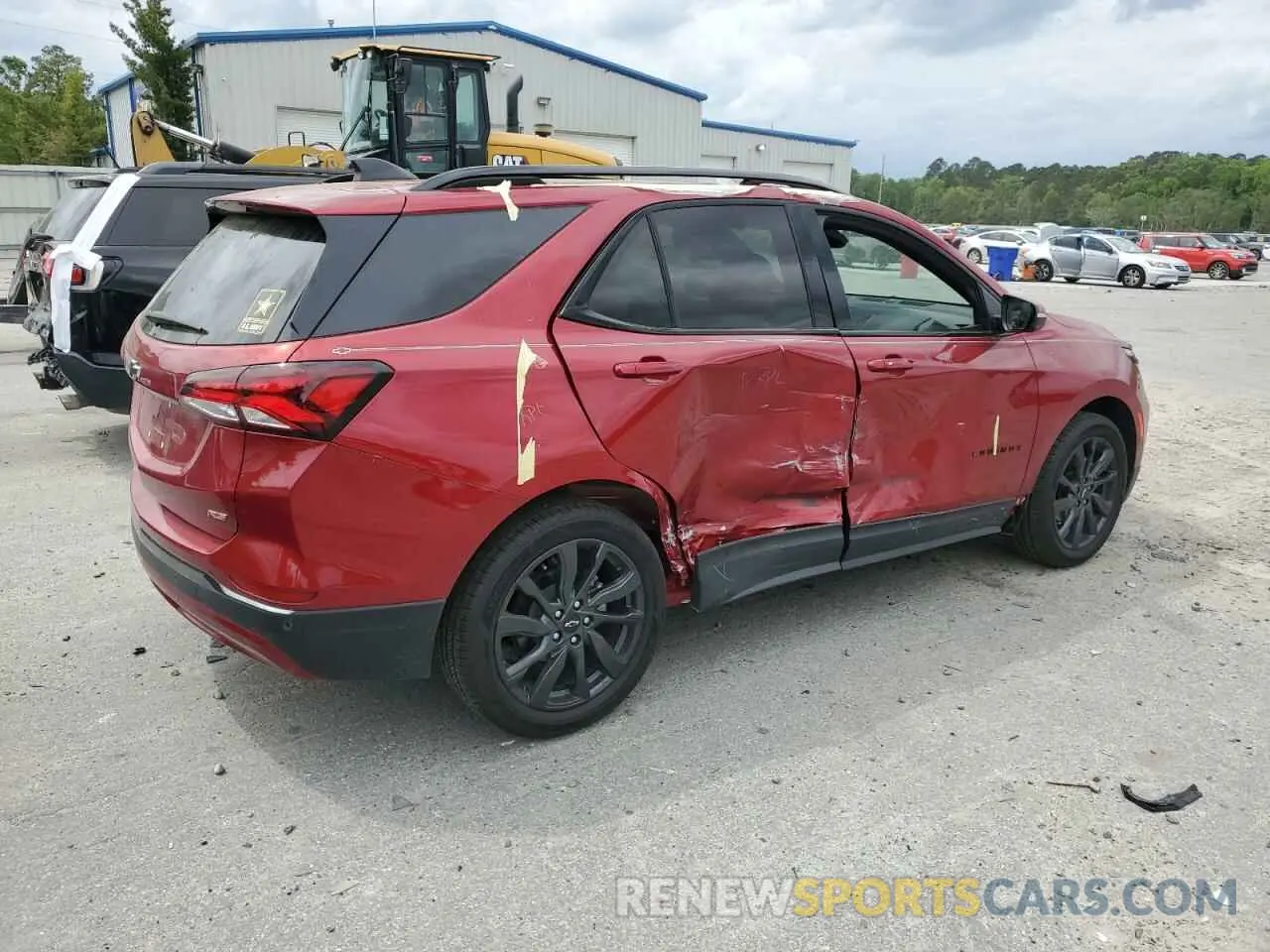3 fotografías del automóvil dañado 3GNAXMEGXPL226645 CHEVROLET EQUINOX 2023