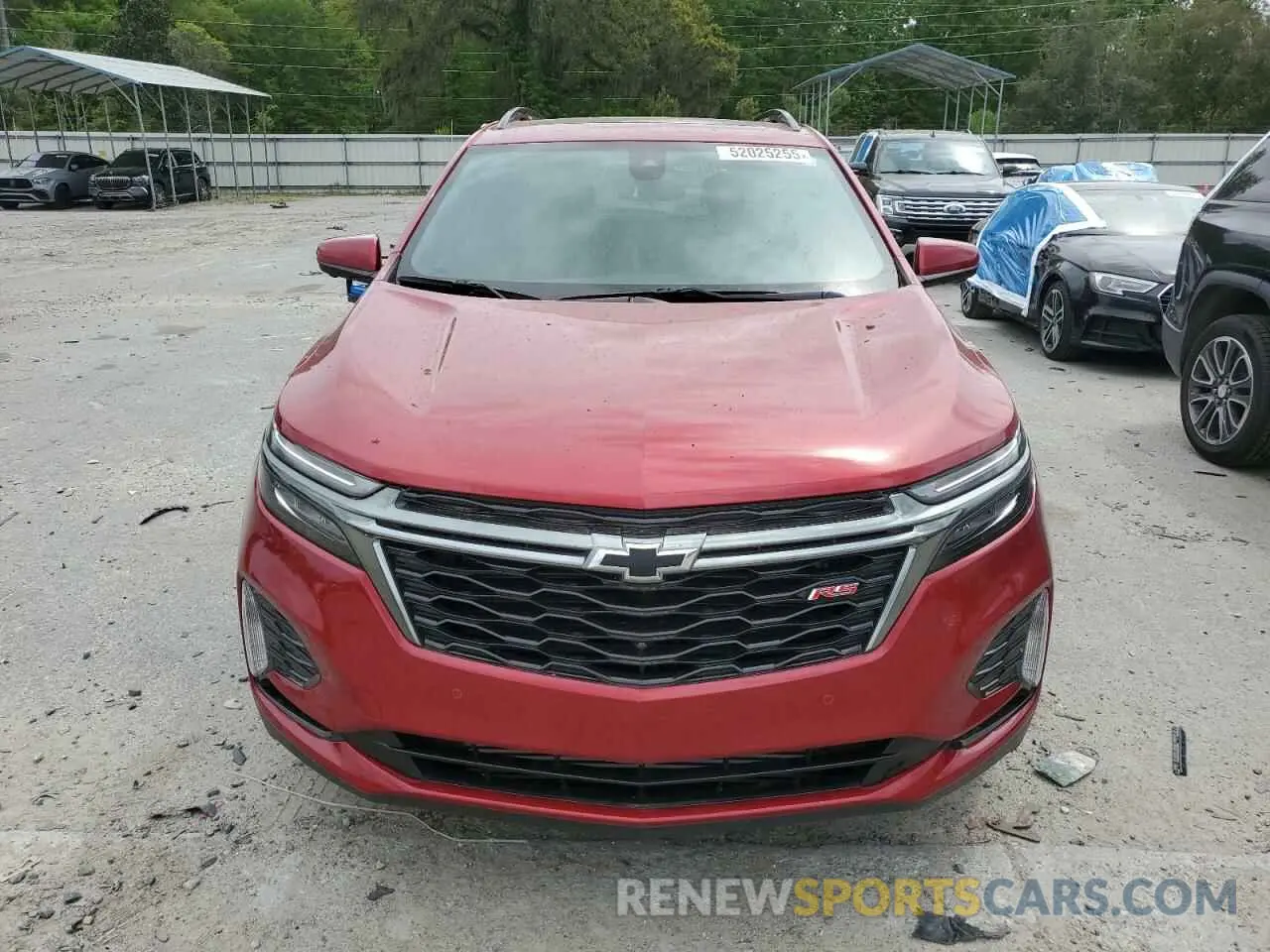 5 fotografías del automóvil dañado 3GNAXMEGXPL226645 CHEVROLET EQUINOX 2023