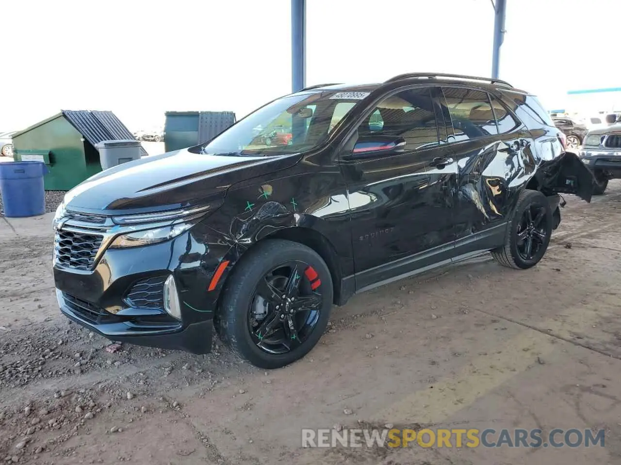 1 fotografías del automóvil dañado 3GNAXNEG3PL208333 CHEVROLET EQUINOX 2023