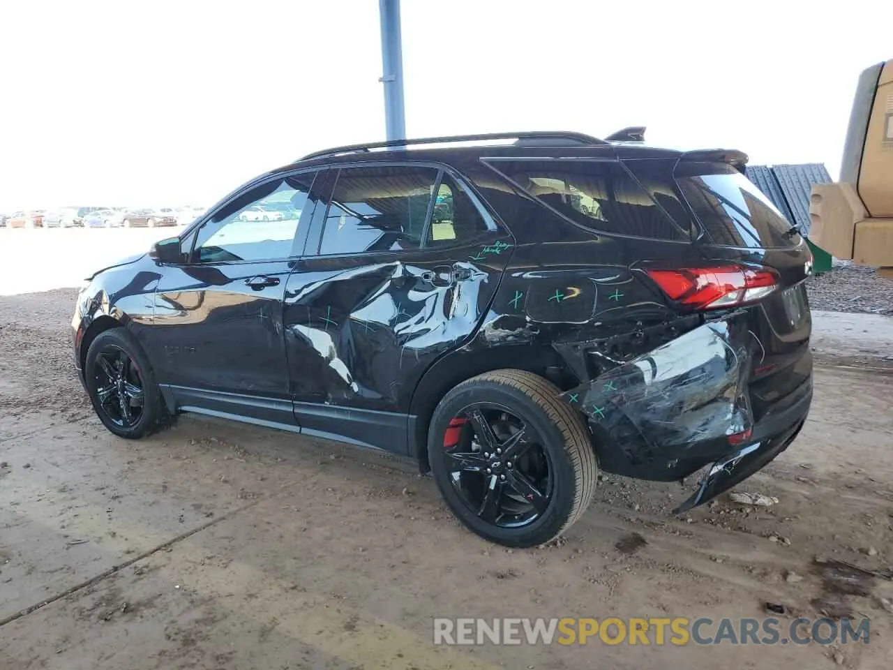 2 fotografías del automóvil dañado 3GNAXNEG3PL208333 CHEVROLET EQUINOX 2023