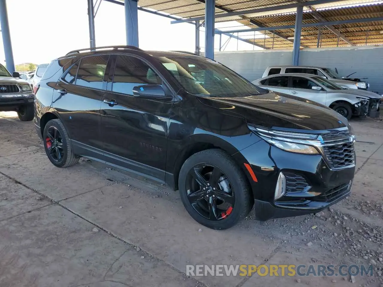 4 fotografías del automóvil dañado 3GNAXNEG3PL208333 CHEVROLET EQUINOX 2023
