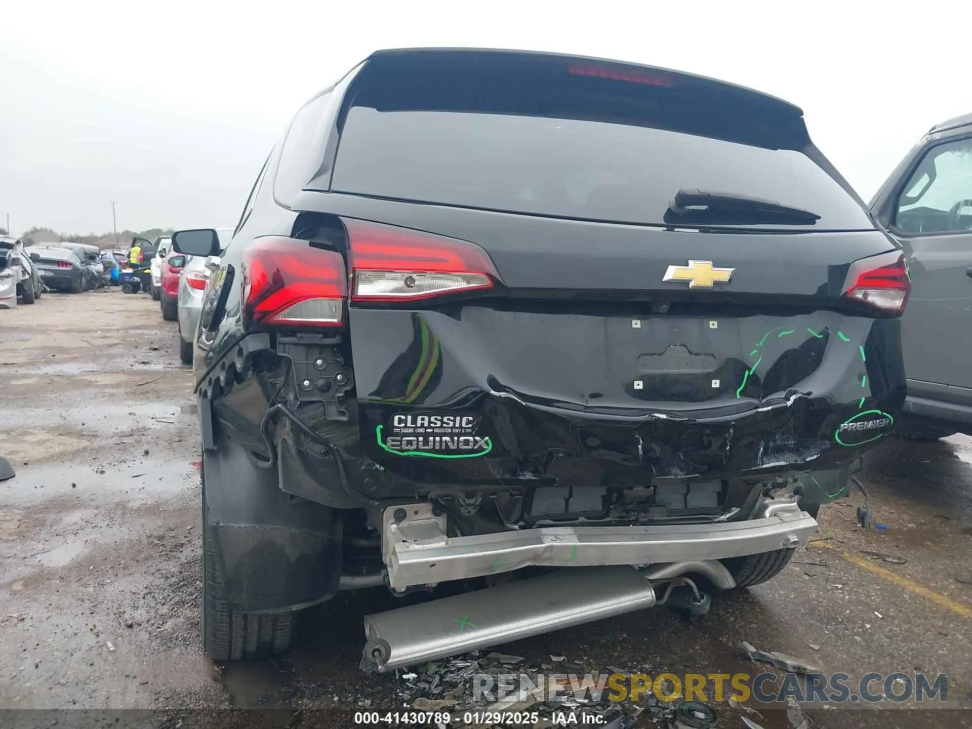6 fotografías del automóvil dañado 3GNAXNEG7PL128386 CHEVROLET EQUINOX 2023