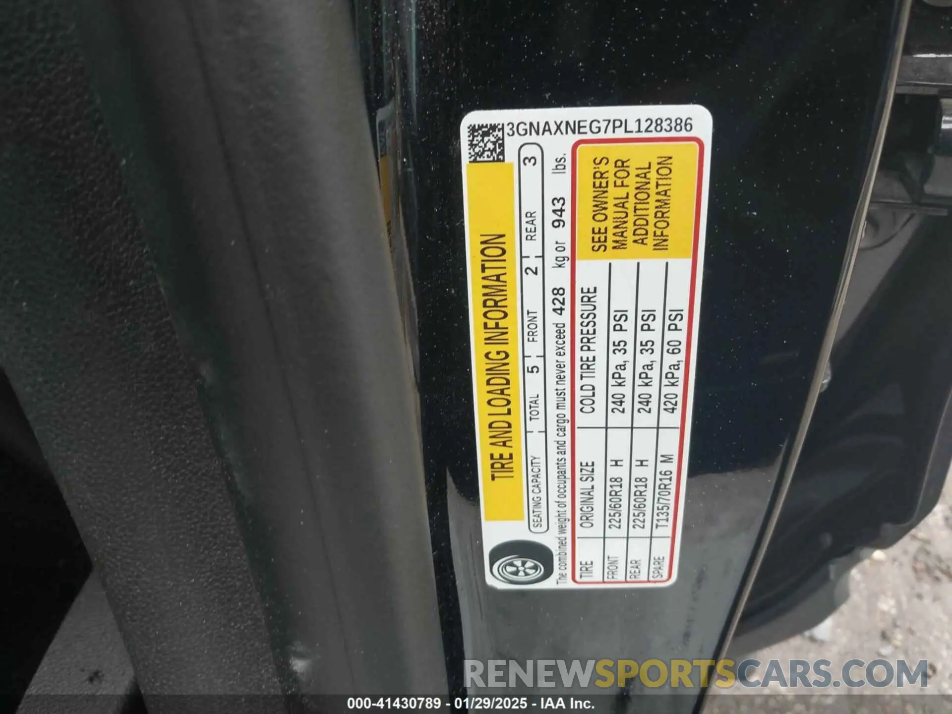 9 fotografías del automóvil dañado 3GNAXNEG7PL128386 CHEVROLET EQUINOX 2023