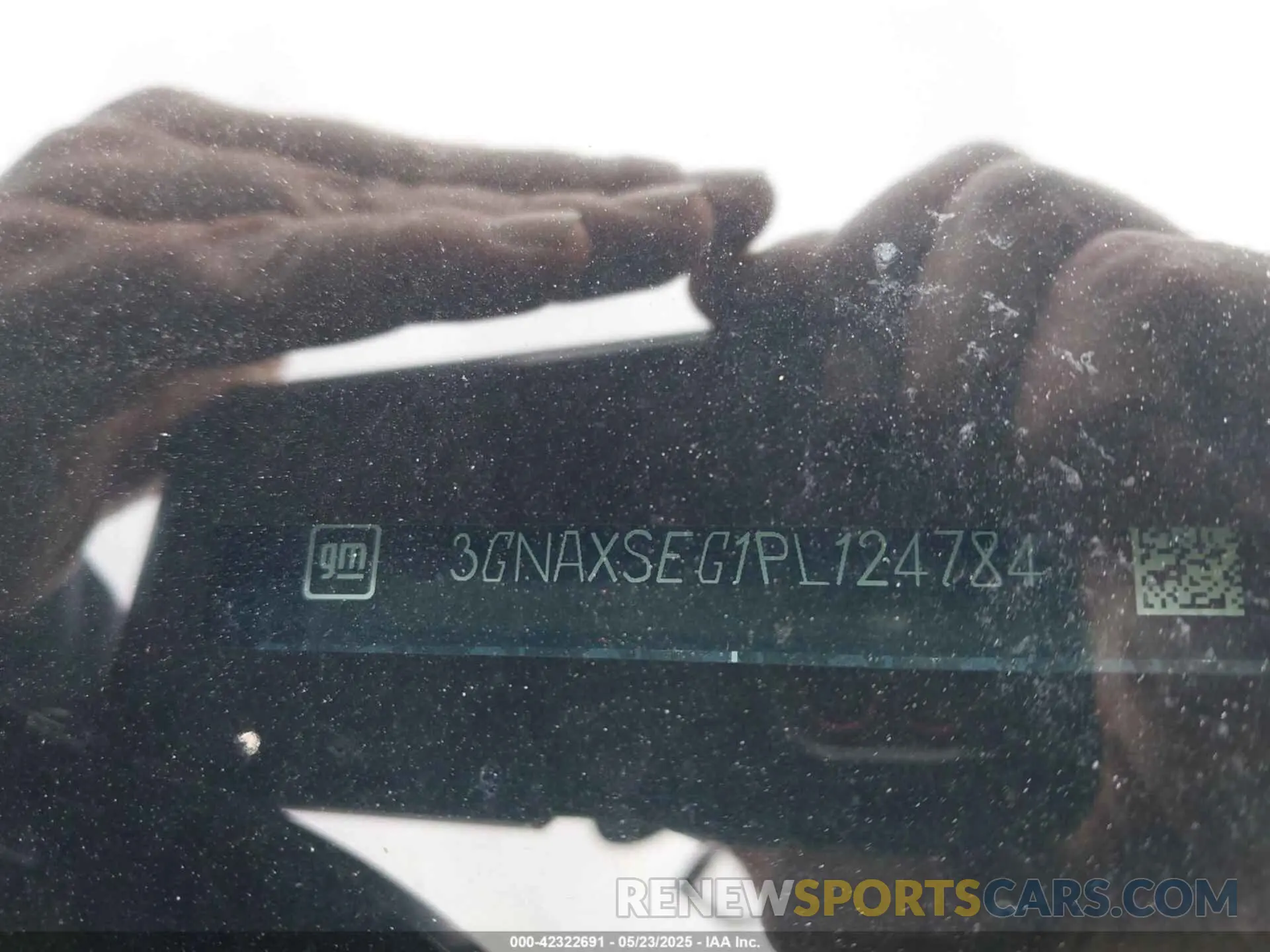 9 fotografías del automóvil dañado 3GNAXSEG1PL124784 CHEVROLET EQUINOX 2023