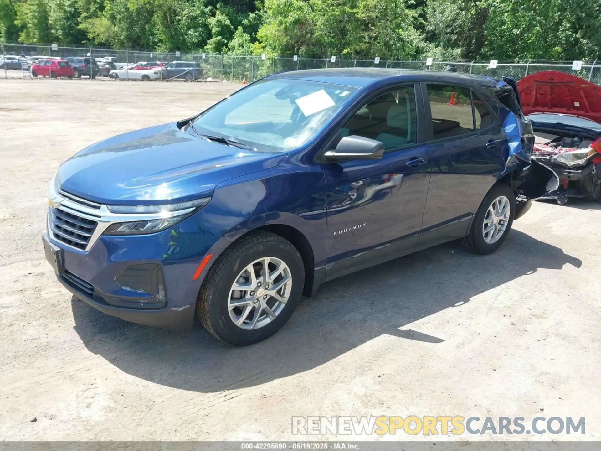 2 fotografías del automóvil dañado 3GNAXSEG8PL205328 CHEVROLET EQUINOX 2023