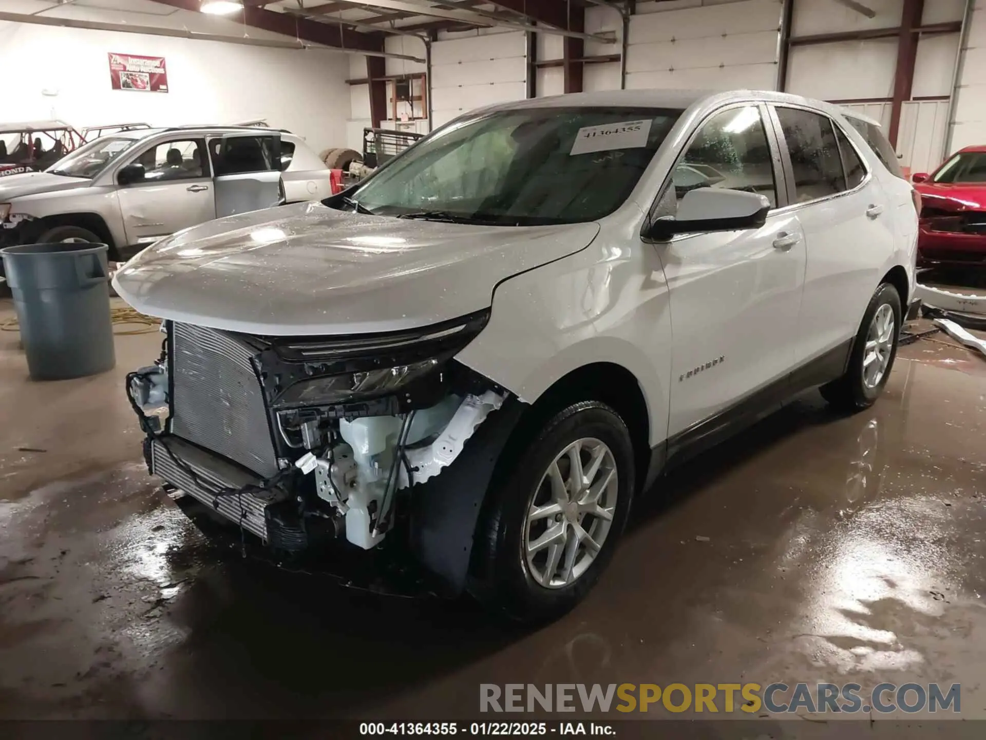 2 fotografías del automóvil dañado 3GNAXTEG0PL125902 CHEVROLET EQUINOX 2023
