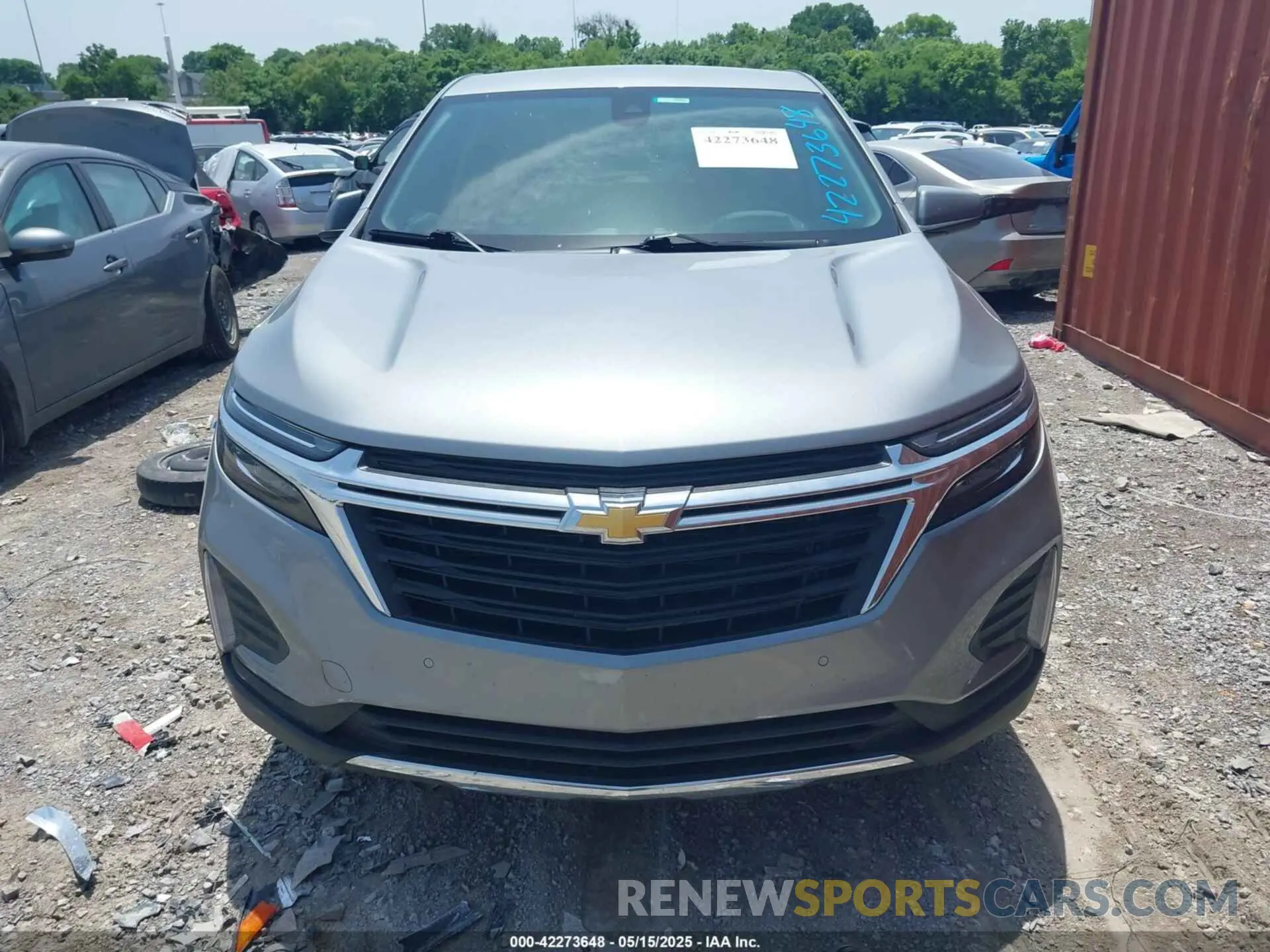 12 fotografías del automóvil dañado 3GNAXTEG0PS187015 CHEVROLET EQUINOX 2023
