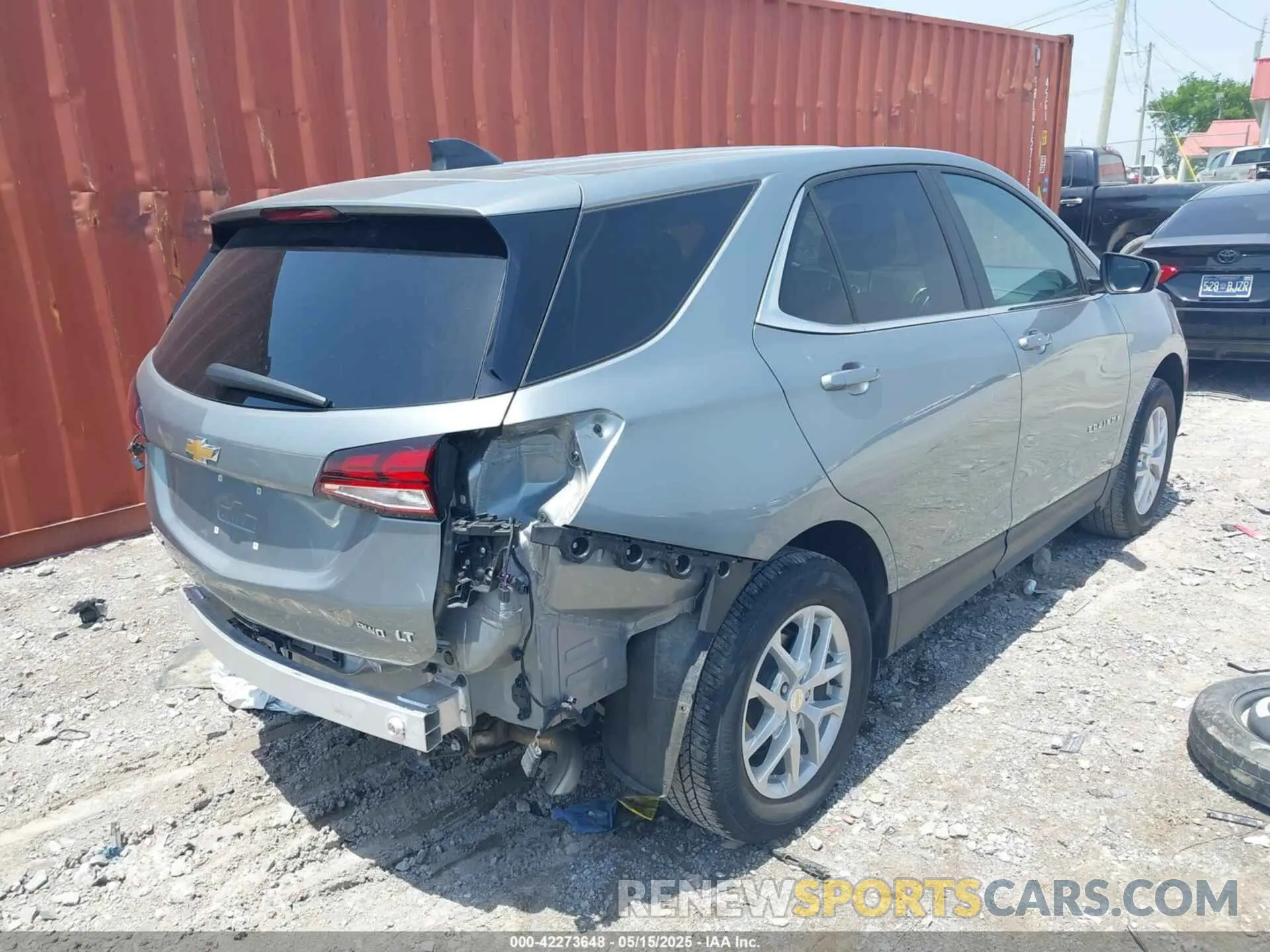 4 fotografías del automóvil dañado 3GNAXTEG0PS187015 CHEVROLET EQUINOX 2023