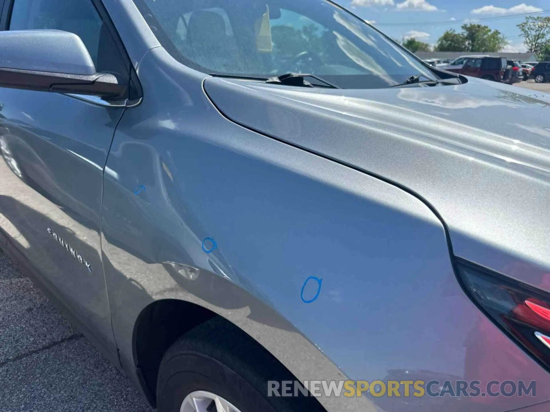 3 fotografías del automóvil dañado 3GNAXTEG1PS208647 CHEVROLET EQUINOX 2023